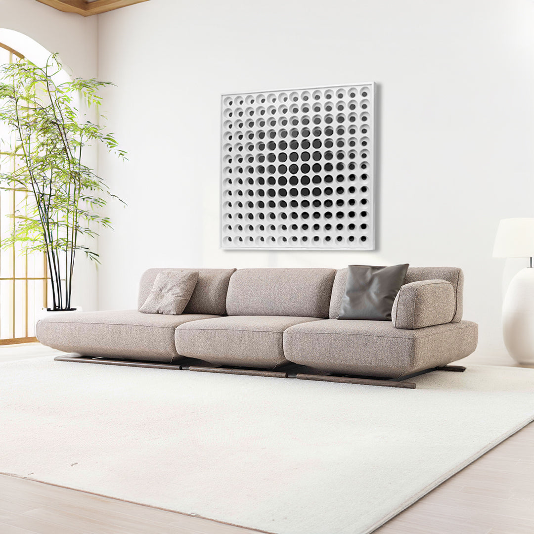 Circular 3D Decorative Painting Fa-H2111 -  Paintings - ebarza Furniture UAE | Shop Modern Furniture in Abu Dhabi & Dubai - مفروشات ايبازرا في الامارات | تسوق اثاث عصري وديكورات مميزة في دبي وابوظبي