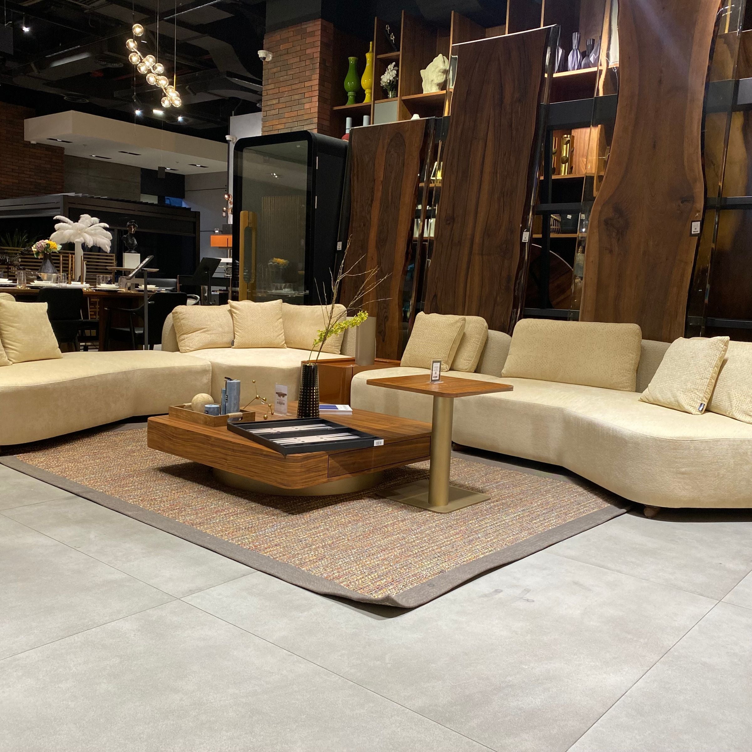 Display Item -  Platon Corner Sofa Td-Ptn7S-Nakheel -  DISPLAY ITEM - ebarza Furniture UAE | Shop Modern Furniture in Abu Dhabi & Dubai - مفروشات ايبازرا في الامارات | تسوق اثاث عصري وديكورات مميزة في دبي وابوظبي