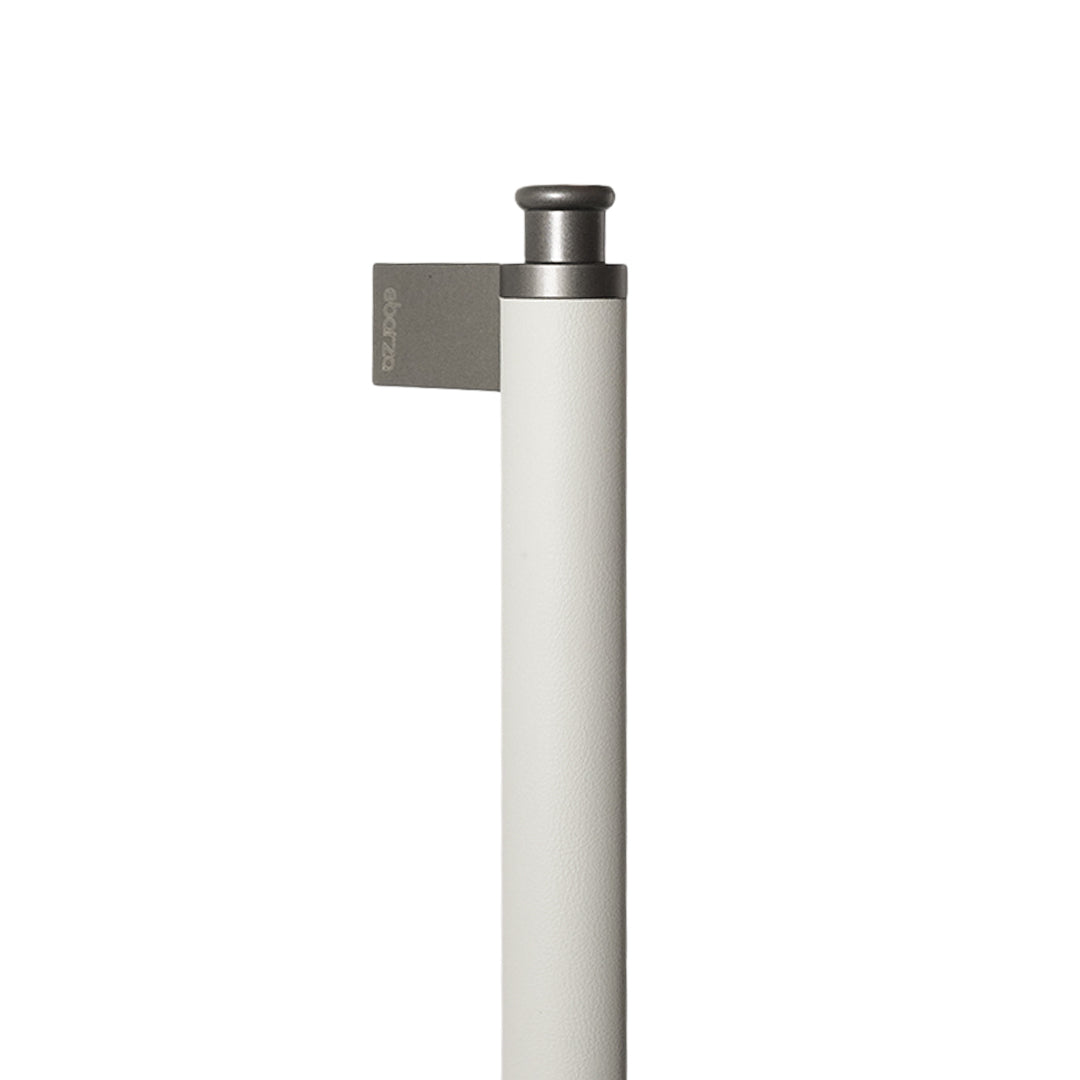 Clothes Holder Gray Leather D101-800mm/Leather