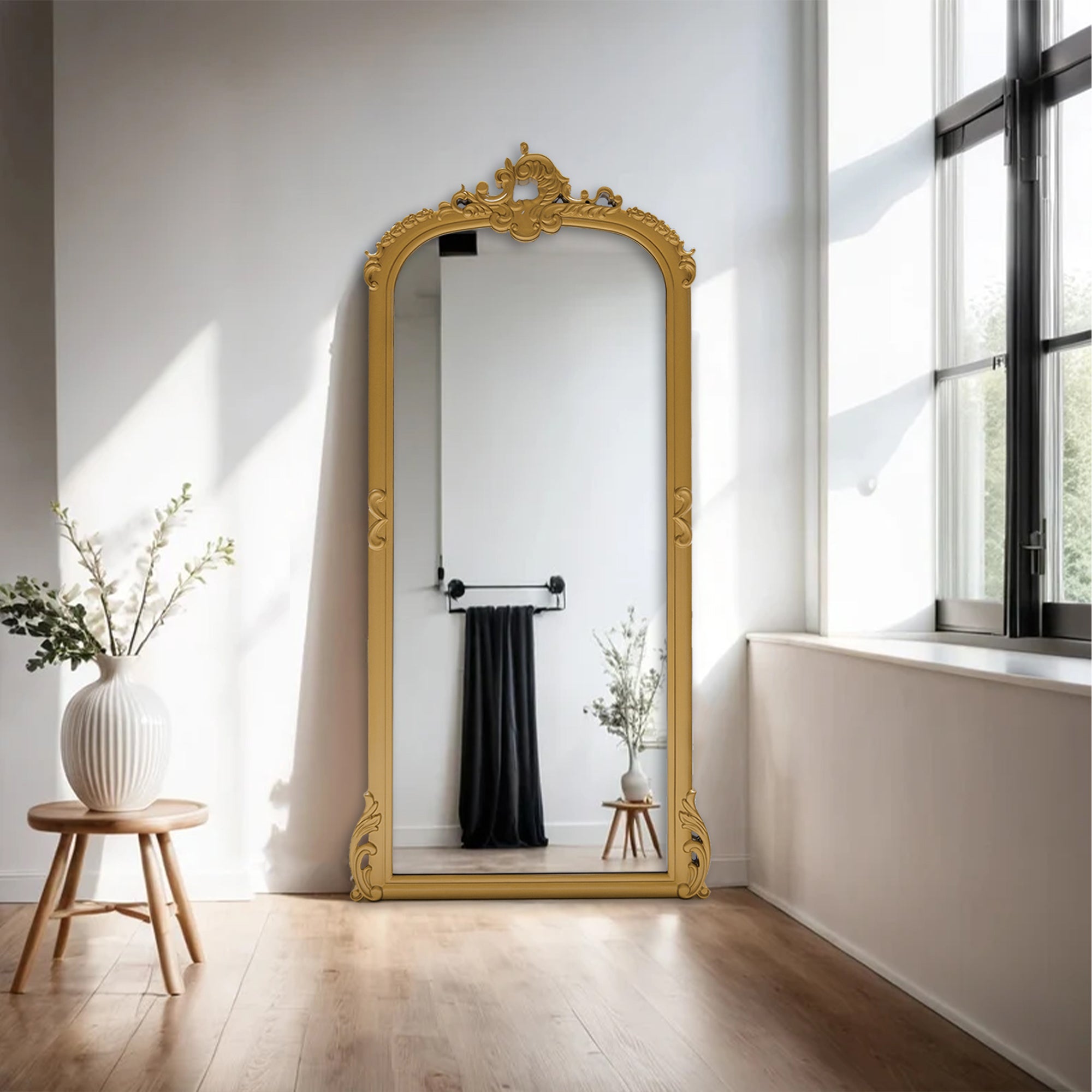 Decorative Mirror OA-80114 -  Mirrors - ebarza Furniture UAE | Shop Modern Furniture in Abu Dhabi & Dubai - مفروشات ايبازرا في الامارات | تسوق اثاث عصري وديكورات مميزة في دبي وابوظبي