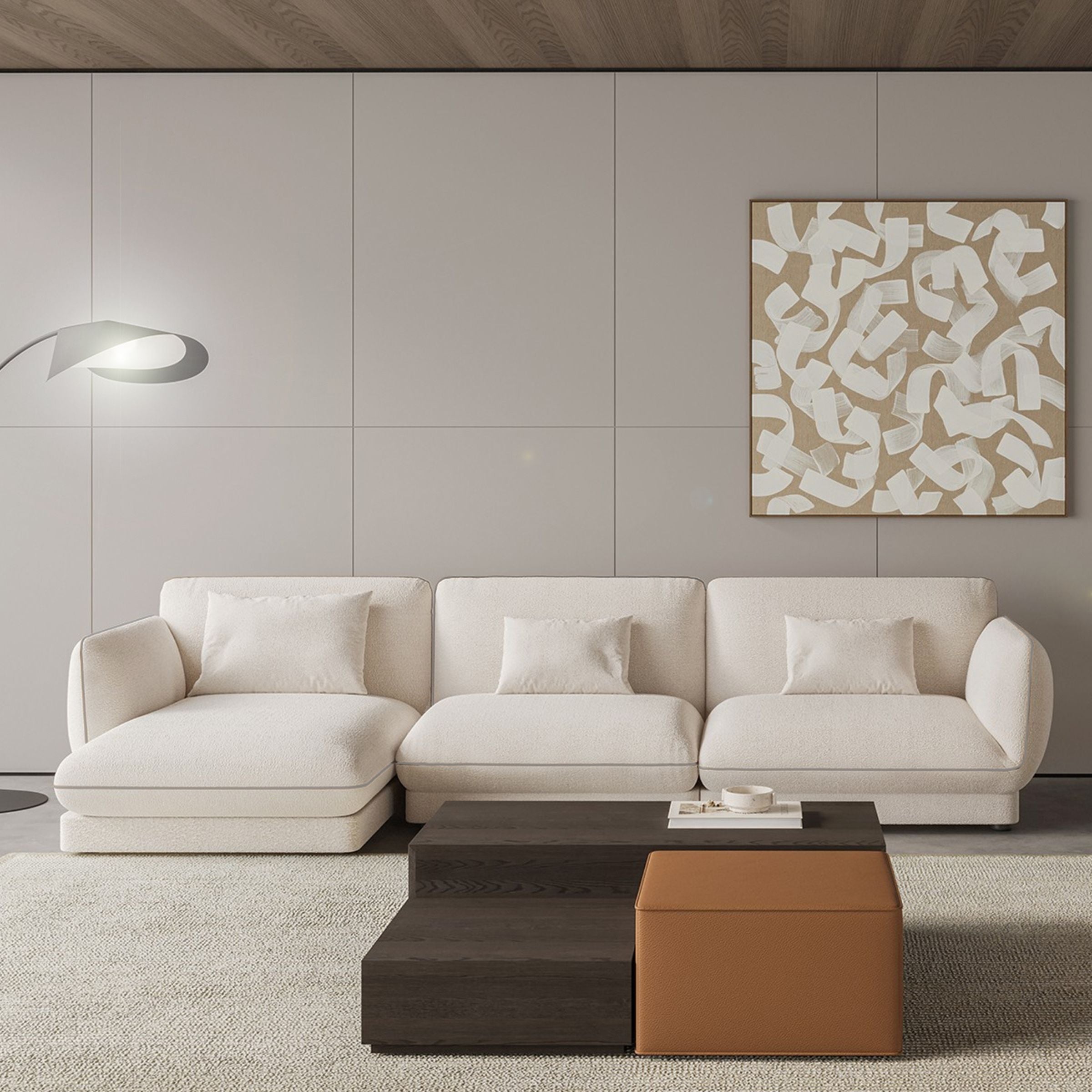 Loretta Coffee Table Module -  Sofas - ebarza Furniture UAE | Shop Modern Furniture in Abu Dhabi & Dubai - مفروشات ايبازرا في الامارات | تسوق اثاث عصري وديكورات مميزة في دبي وابوظبي
