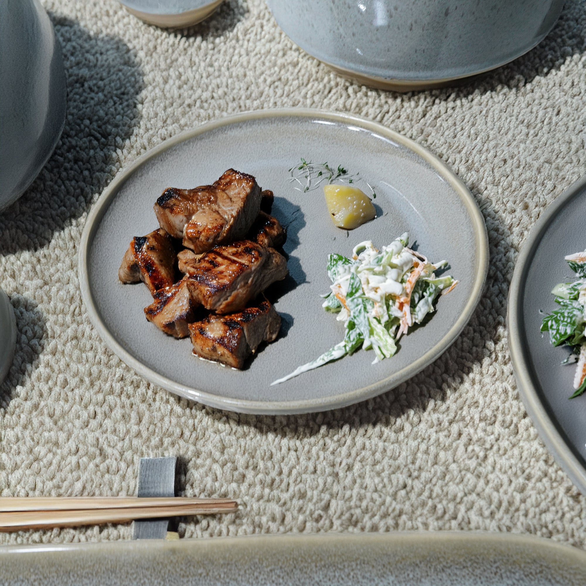 Passifoy Salad Plate HZ2464 -  Plates - ebarza Furniture UAE | Shop Modern Furniture in Abu Dhabi & Dubai - مفروشات ايبازرا في الامارات | تسوق اثاث عصري وديكورات مميزة في دبي وابوظبي