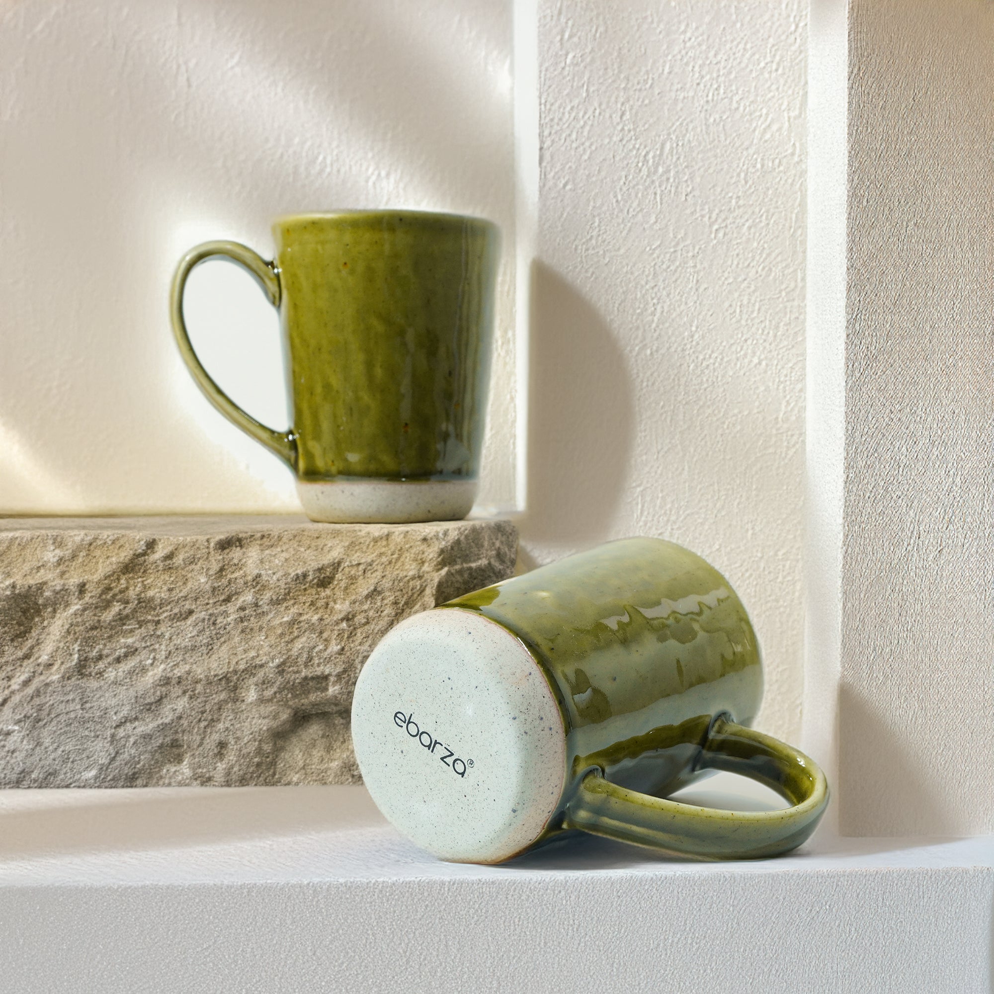 Greeny MUG  HZ1299 -  Mugs - ebarza Furniture UAE | Shop Modern Furniture in Abu Dhabi & Dubai - مفروشات ايبازرا في الامارات | تسوق اثاث عصري وديكورات مميزة في دبي وابوظبي