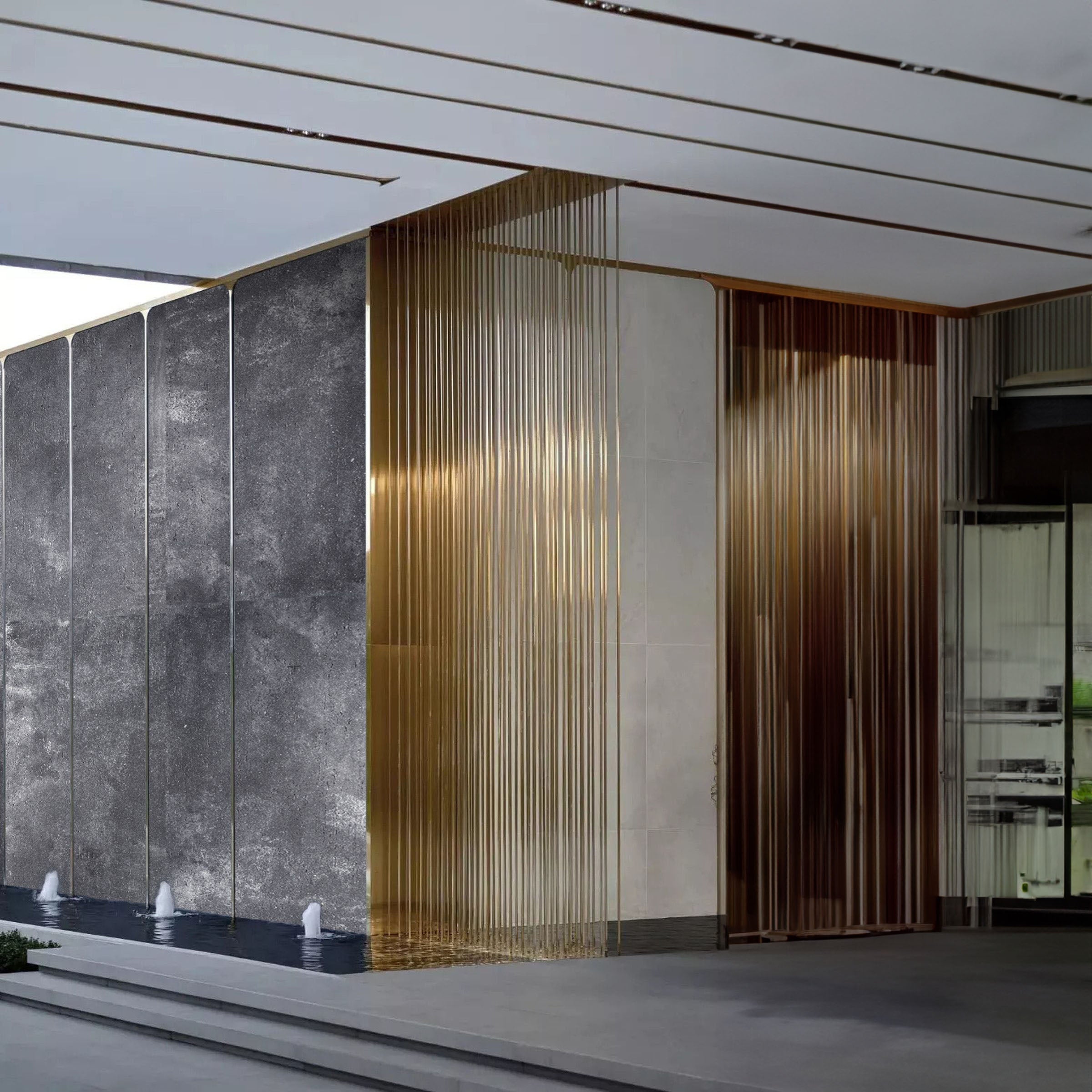 120x60cm Flex Stone Cladding Ando Cement Dark Grey FXS-AN-GREY 60*120cm -  Wall Panels - ebarza Furniture UAE | Shop Modern Furniture in Abu Dhabi & Dubai - مفروشات ايبازرا في الامارات | تسوق اثاث عصري وديكورات مميزة في دبي وابوظبي