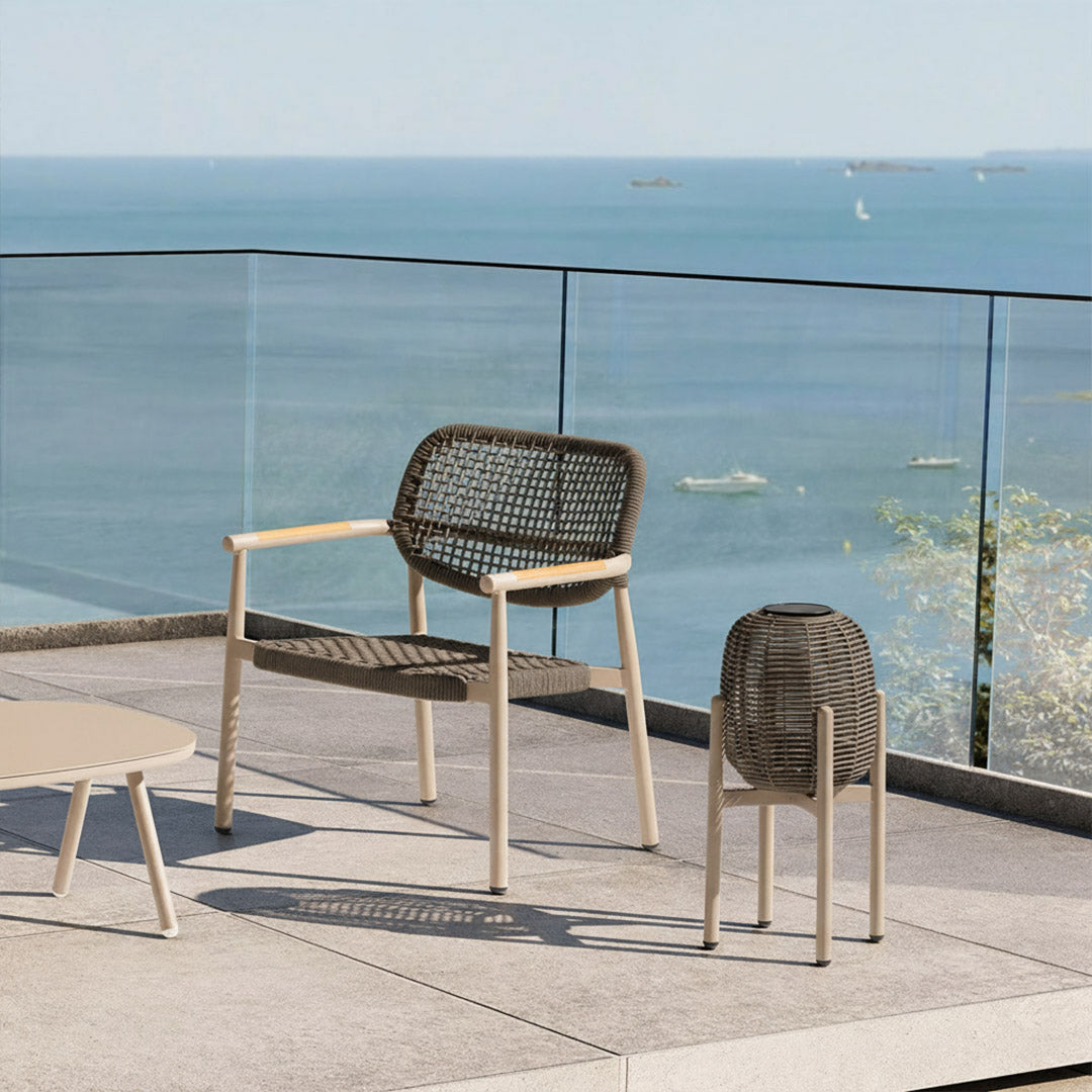 2004 LOUNGE  OUTDOOR ARMCHAIR W/ROPE AC2004B10ROP -  Lounge Chairs - ebarza Furniture UAE | Shop Modern Furniture in Abu Dhabi & Dubai - مفروشات ايبازرا في الامارات | تسوق اثاث عصري وديكورات مميزة في دبي وابوظبي