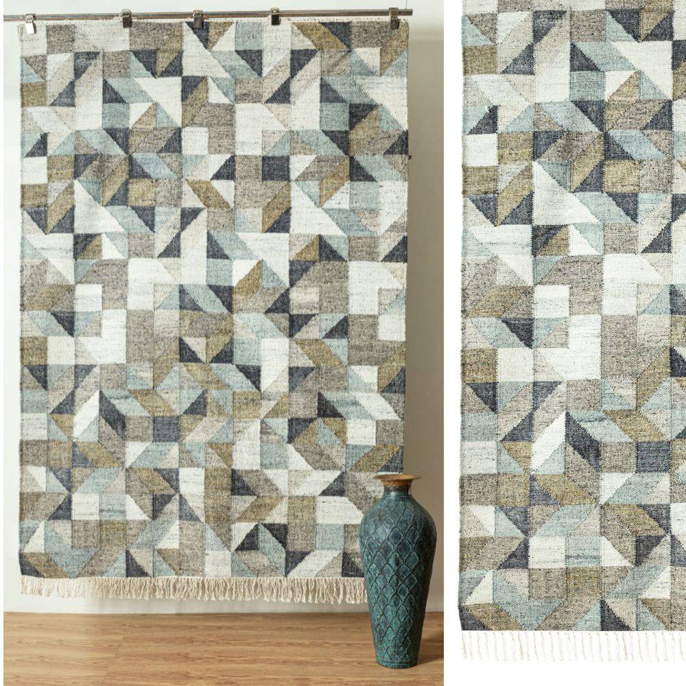 200X300 Cm Bolton Handmade Wool Rug Bolton Blt-83-Xl -  Rugs - ebarza Furniture UAE | Shop Modern Furniture in Abu Dhabi & Dubai - مفروشات ايبازرا في الامارات | تسوق اثاث عصري وديكورات مميزة في دبي وابوظبي