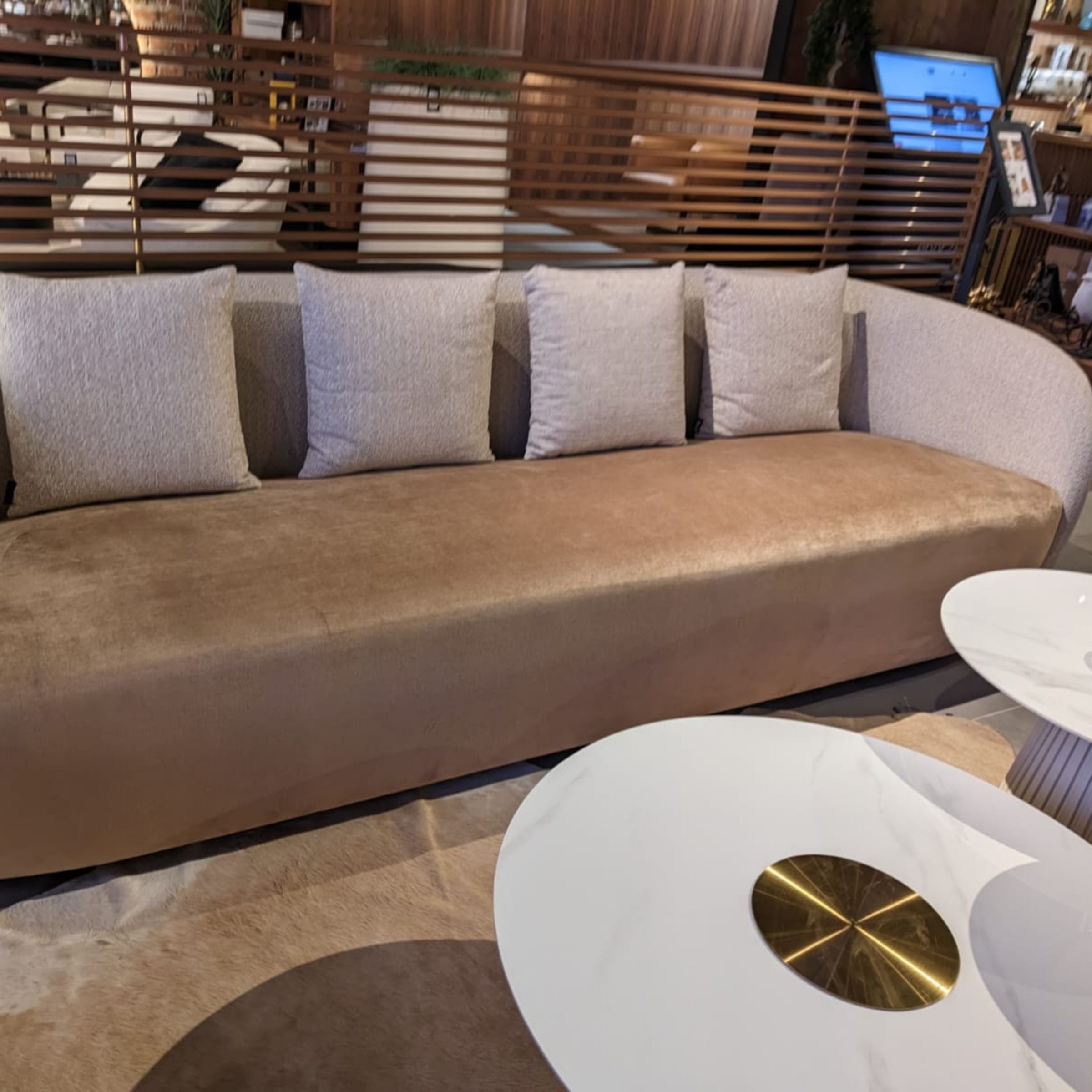 Display Item - Gauss 4 Seater Sofa Gus4S-TdYAS -  DISPLAY ITEM - ebarza Furniture UAE | Shop Modern Furniture in Abu Dhabi & Dubai - مفروشات ايبازرا في الامارات | تسوق اثاث عصري وديكورات مميزة في دبي وابوظبي