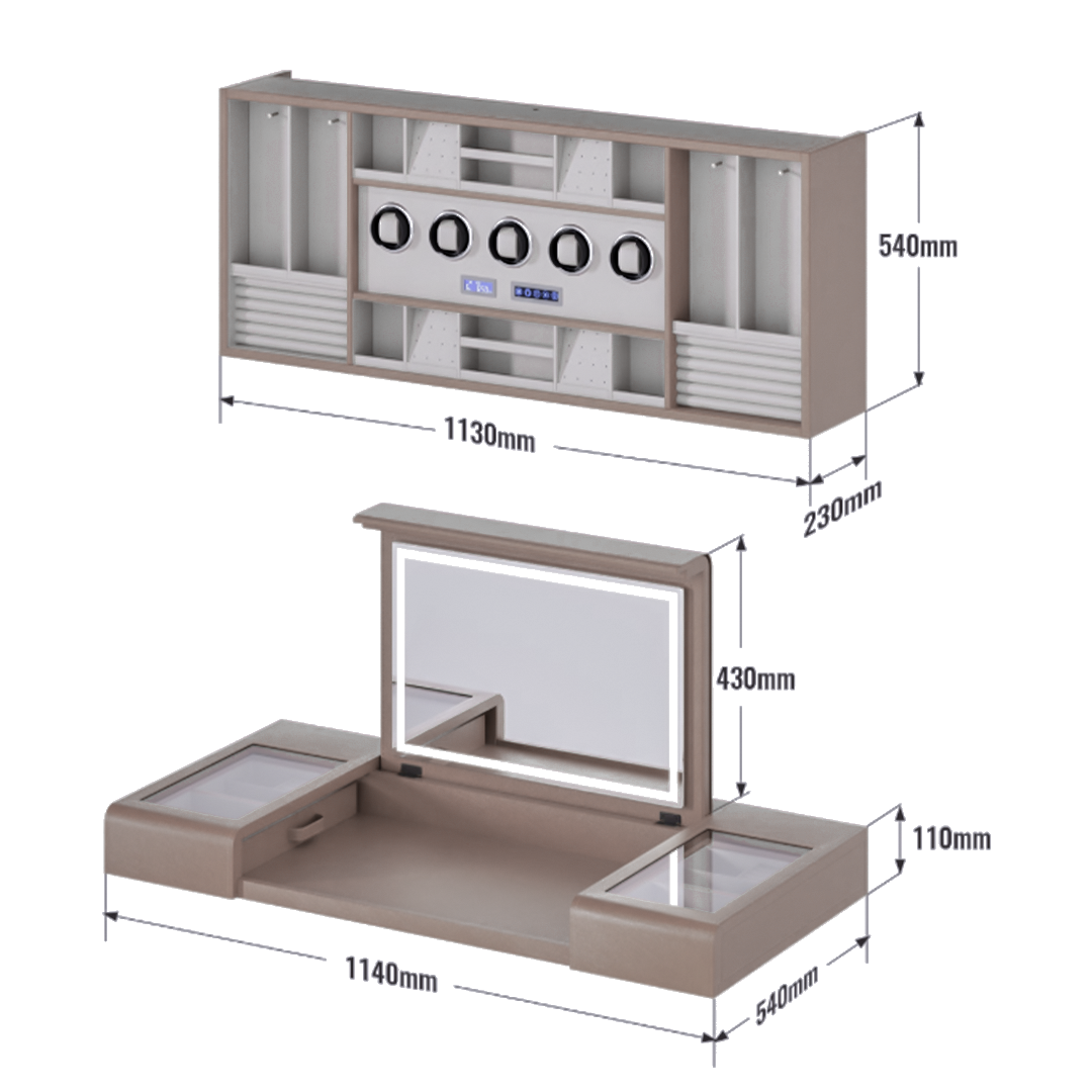 OPULENT STORAGE BOX MA.3240 -  Shelves - ebarza Furniture UAE | Shop Modern Furniture in Abu Dhabi & Dubai - مفروشات ايبازرا في الامارات | تسوق اثاث عصري وديكورات مميزة في دبي وابوظبي