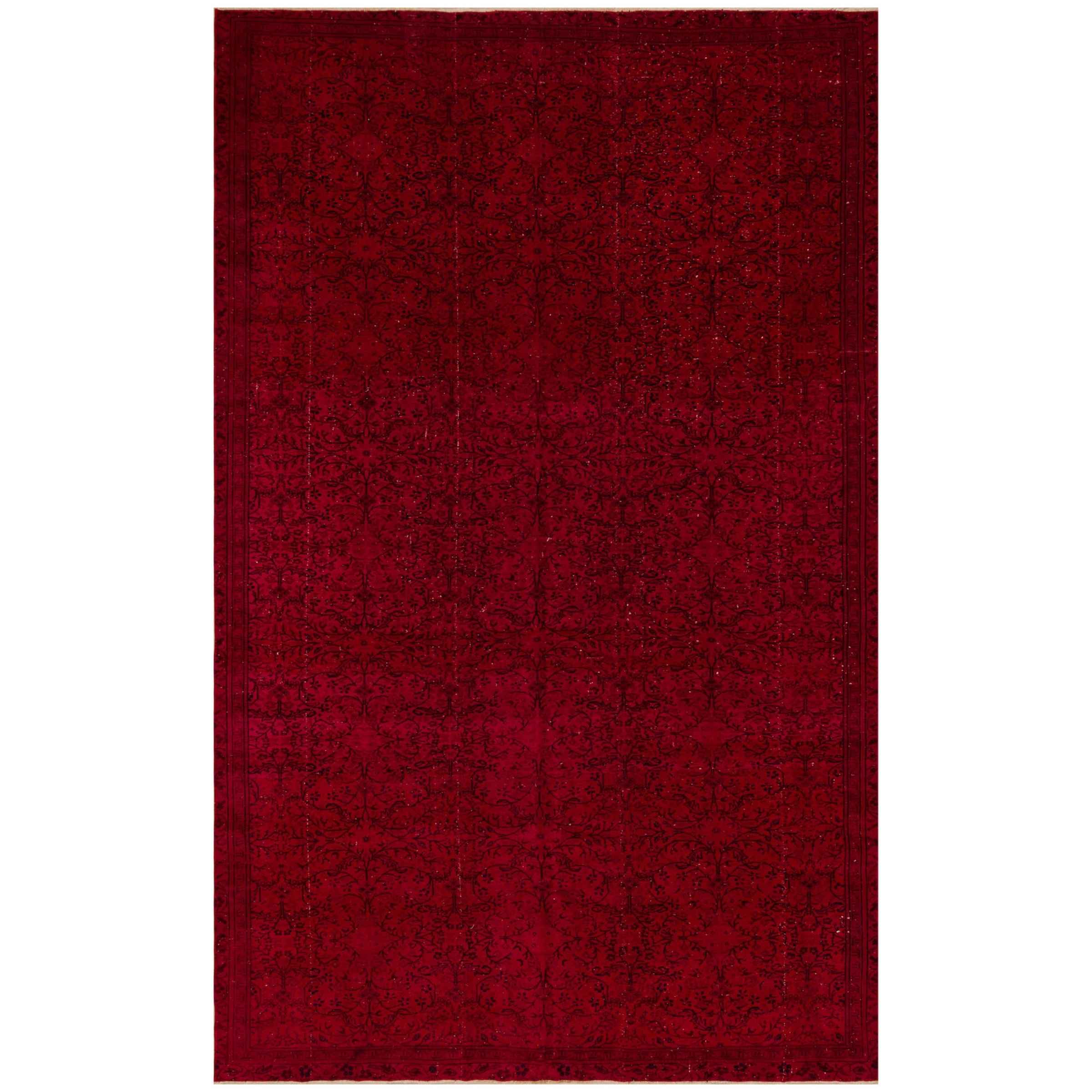 223 X 361 Cm Anatolian Hand Knotted Carpet Vintage Style 7606 -  Rugs - ebarza Furniture UAE | Shop Modern Furniture in Abu Dhabi & Dubai - مفروشات ايبازرا في الامارات | تسوق اثاث عصري وديكورات مميزة في دبي وابوظبي