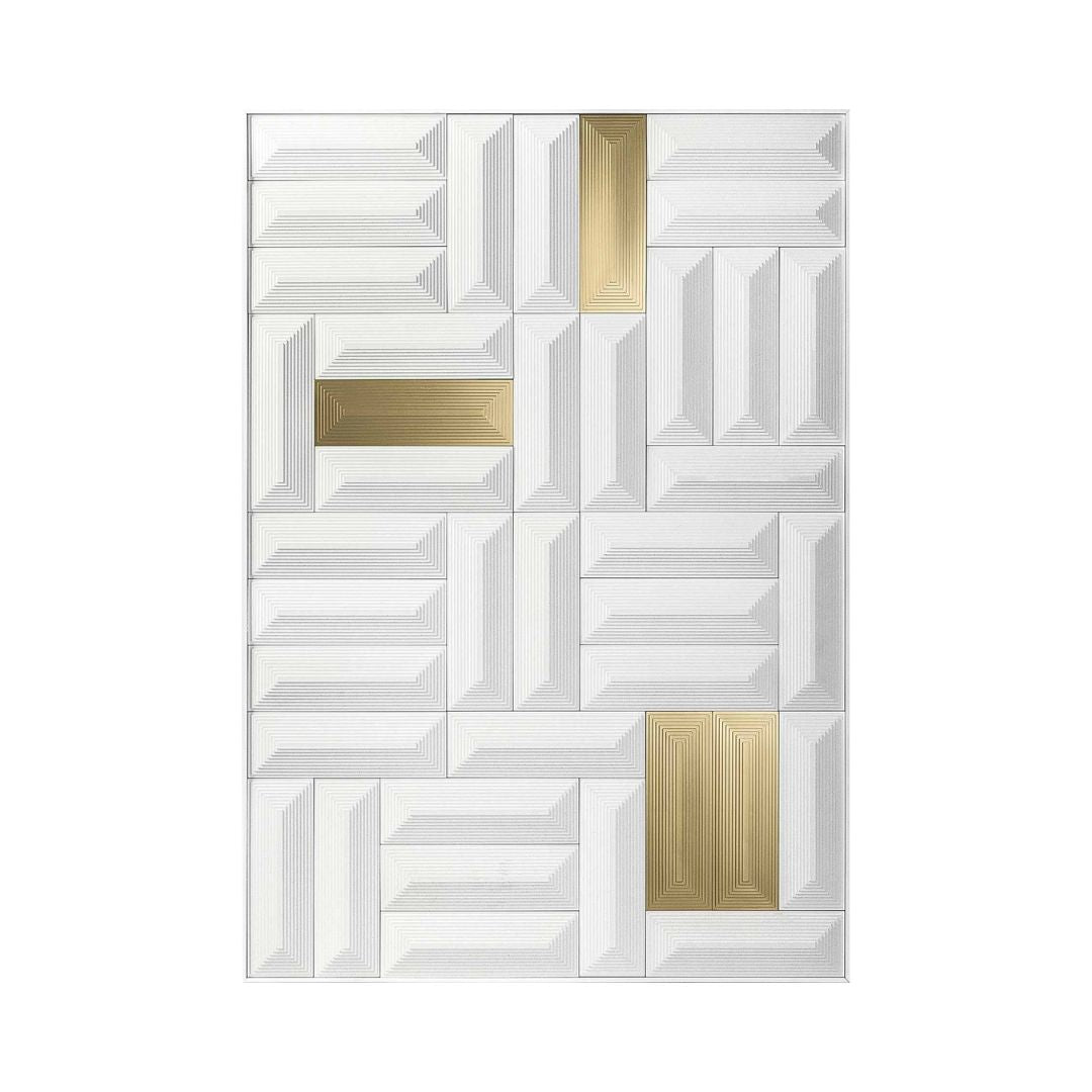 Pre-order 65 Days Delivery Handmade Ceramic Collage Painting 22P0017 -  Paintings - ebarza Furniture UAE | Shop Modern Furniture in Abu Dhabi & Dubai - مفروشات ايبازرا في الامارات | تسوق اثاث عصري وديكورات مميزة في دبي وابوظبي