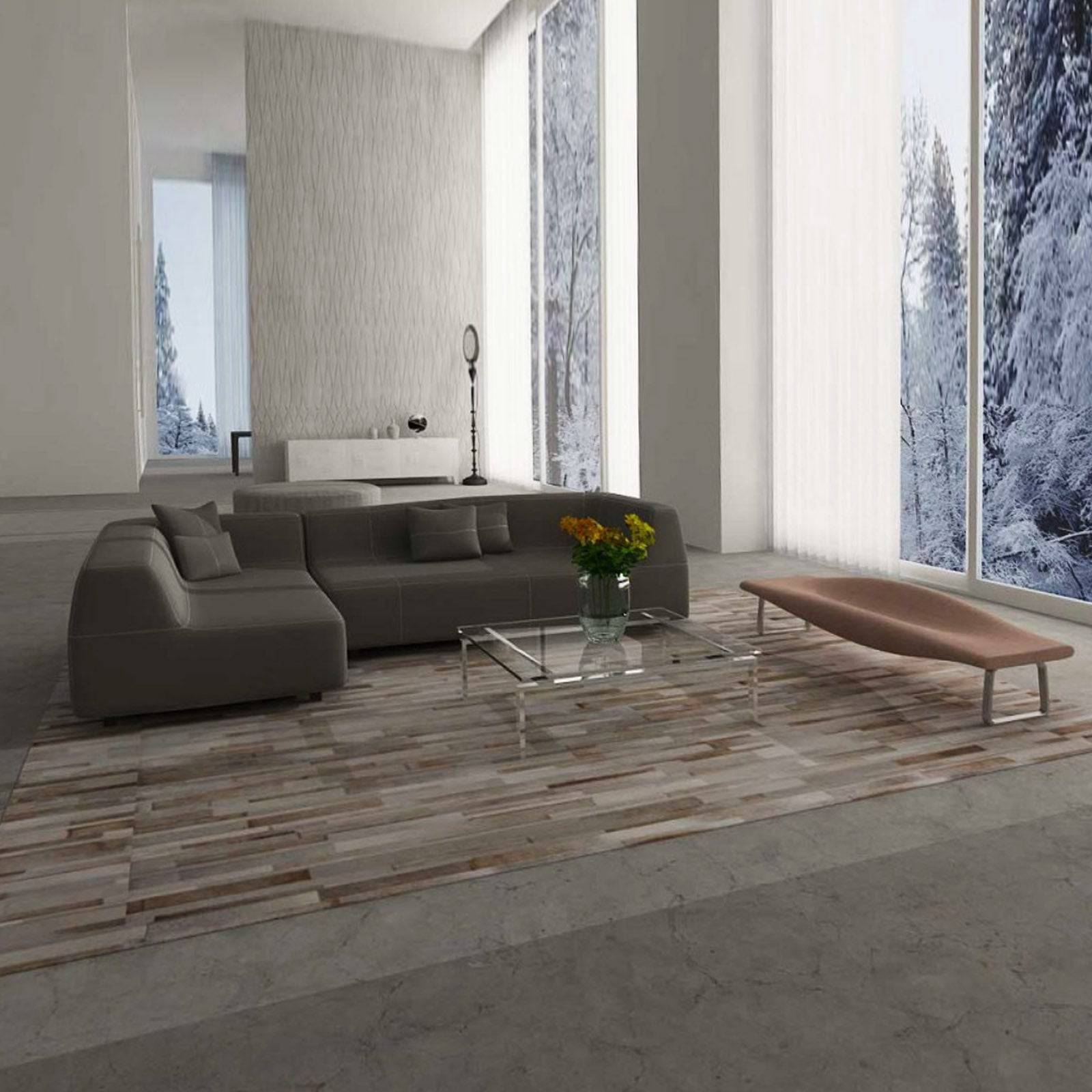 230X160 Cm Corbit Handmade Rug Corbit-Co-15-L-Brown -  Rugs - ebarza Furniture UAE | Shop Modern Furniture in Abu Dhabi & Dubai - مفروشات ايبازرا في الامارات | تسوق اثاث عصري وديكورات مميزة في دبي وابوظبي