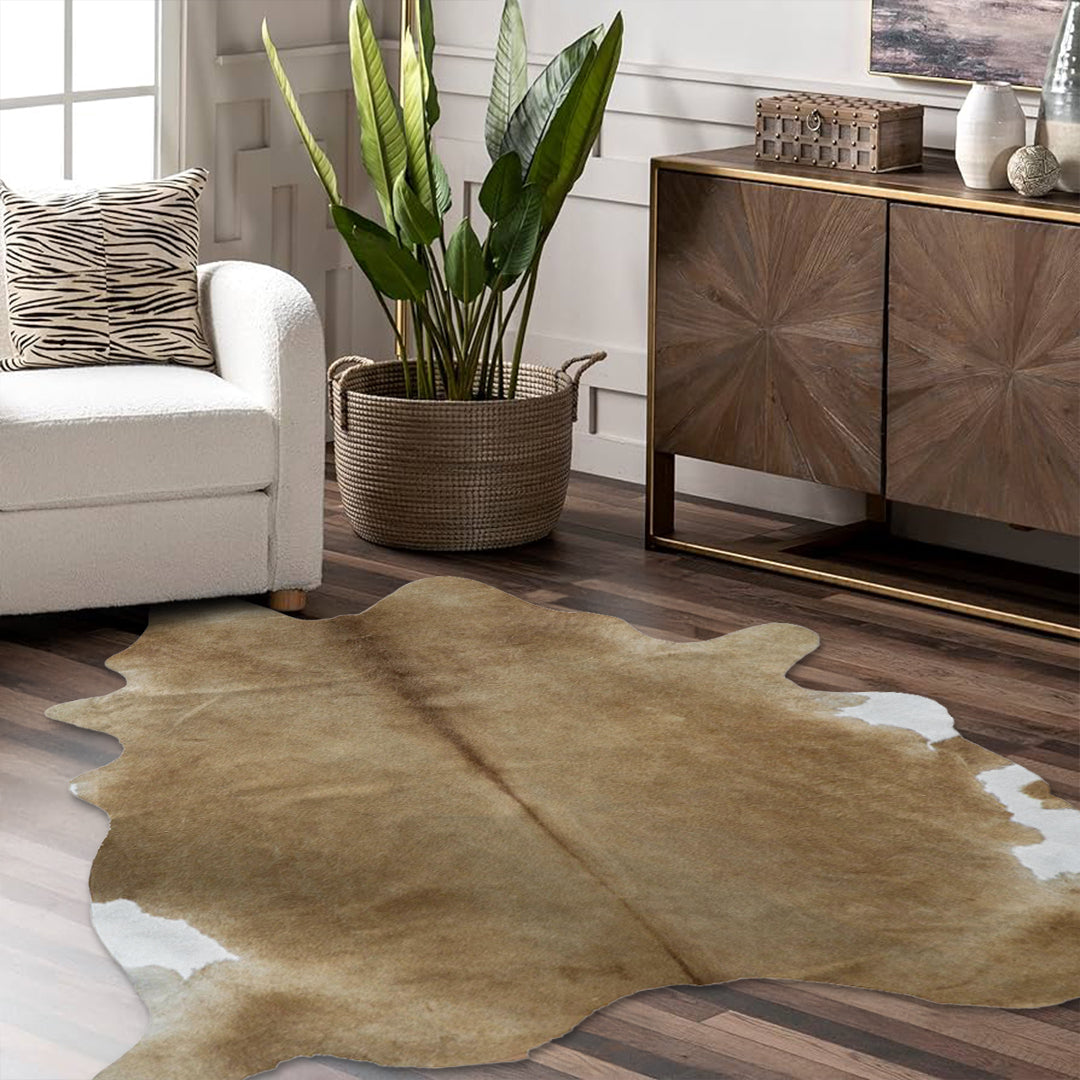 230X160 Cm Cowhide Rug  Cow-Hide-Brown -  Rugs - ebarza Furniture UAE | Shop Modern Furniture in Abu Dhabi & Dubai - مفروشات ايبازرا في الامارات | تسوق اثاث عصري وديكورات مميزة في دبي وابوظبي