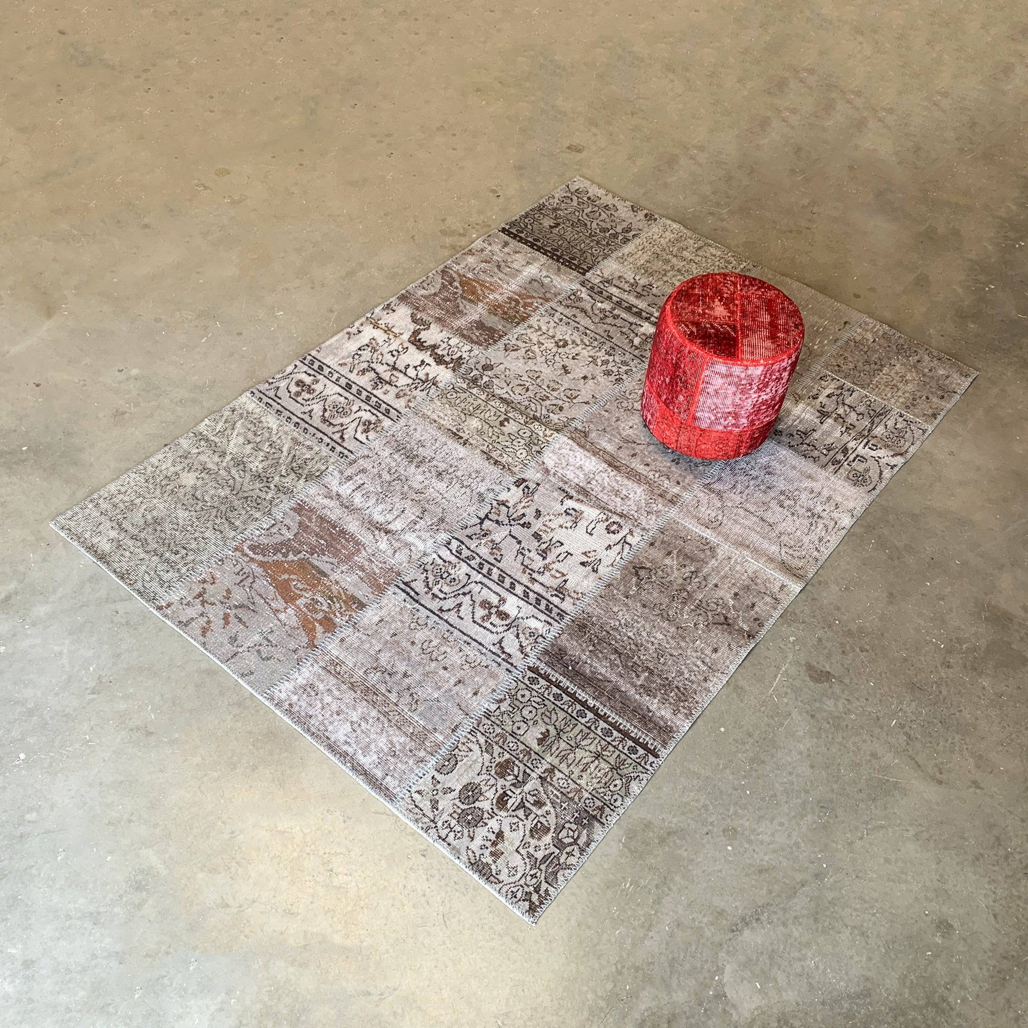 230X160 Cm Hali Bursa Handmade Over Dyed Rug  Pw066 -  Rugs - ebarza Furniture UAE | Shop Modern Furniture in Abu Dhabi & Dubai - مفروشات ايبازرا في الامارات | تسوق اثاث عصري وديكورات مميزة في دبي وابوظبي