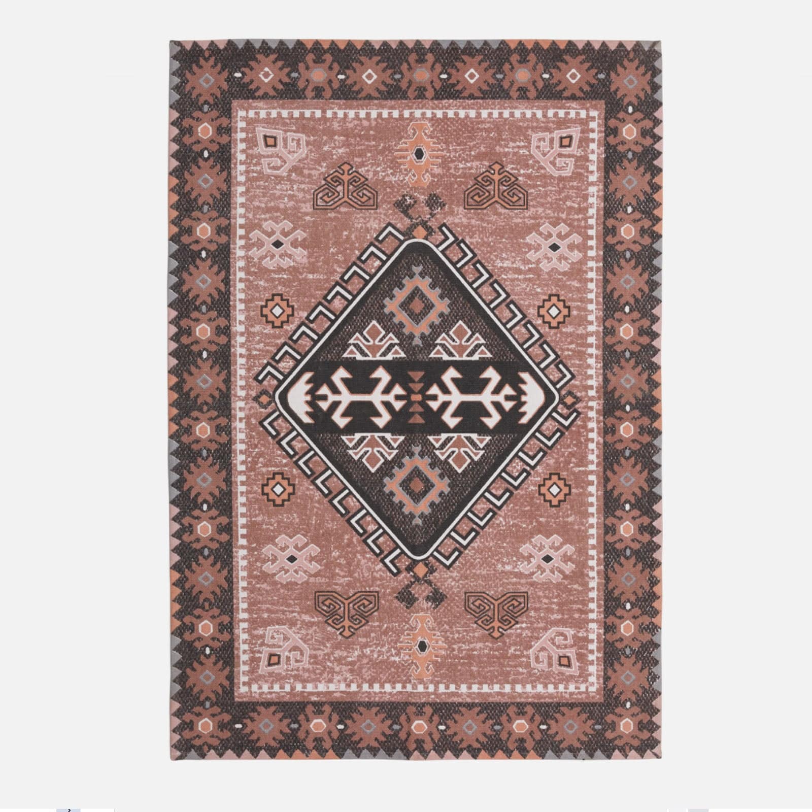 230X160 Cm  Handmade Wool Rug Jh-20523-Pink-L -  Rugs - ebarza Furniture UAE | Shop Modern Furniture in Abu Dhabi & Dubai - مفروشات ايبازرا في الامارات | تسوق اثاث عصري وديكورات مميزة في دبي وابوظبي
