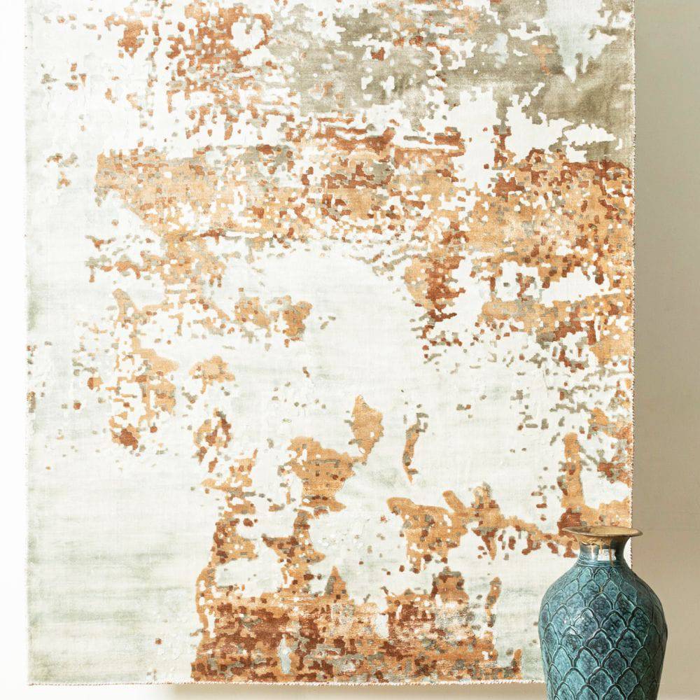 230X160 Cm Handmade Wool Rug Jh-20732-L -  Rugs - ebarza Furniture UAE | Shop Modern Furniture in Abu Dhabi & Dubai - مفروشات ايبازرا في الامارات | تسوق اثاث عصري وديكورات مميزة في دبي وابوظبي