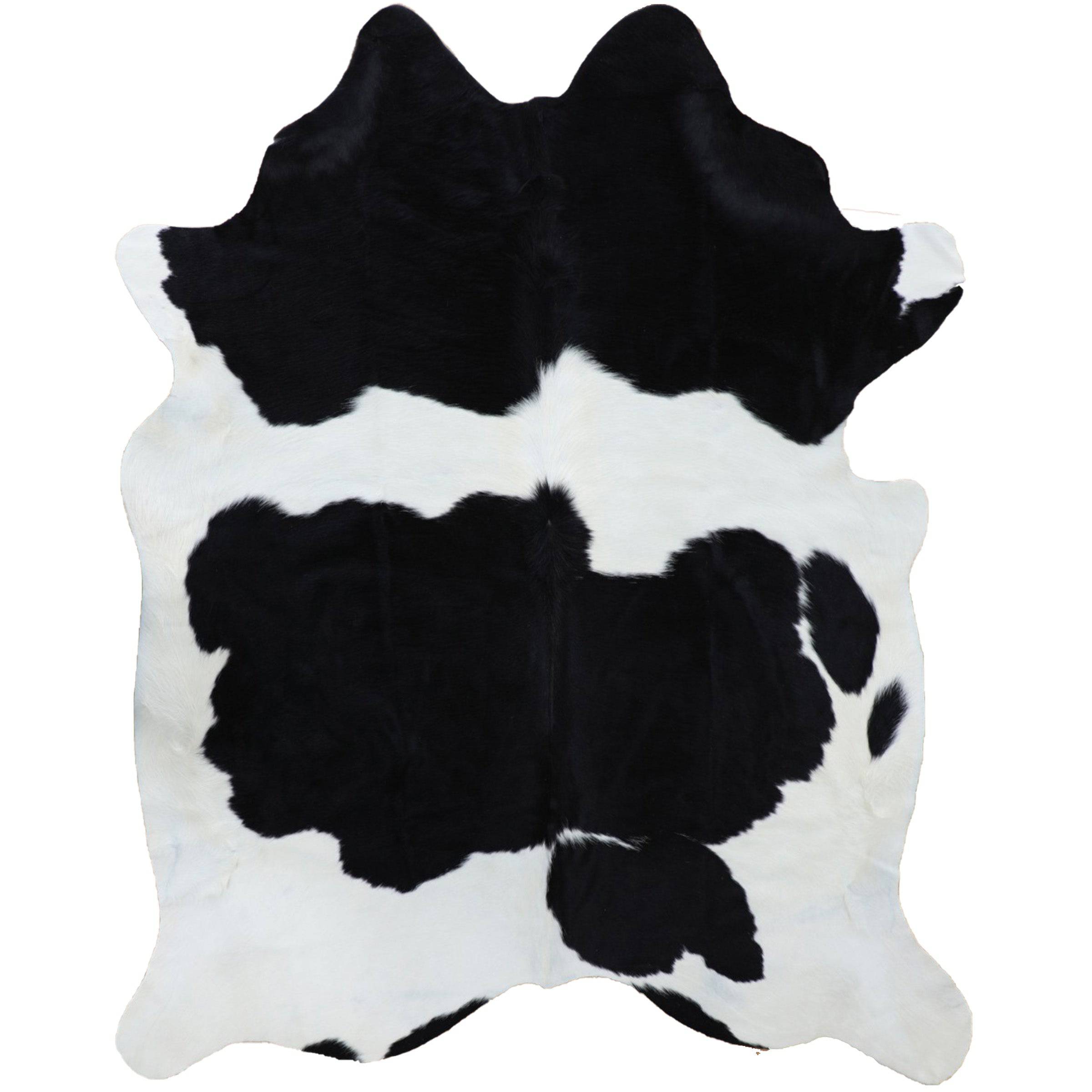230X160 Cm Natural Cowhide Rug  Cow Hide (Black And White) -  Rugs - ebarza Furniture UAE | Shop Modern Furniture in Abu Dhabi & Dubai - مفروشات ايبازرا في الامارات | تسوق اثاث عصري وديكورات مميزة في دبي وابوظبي
