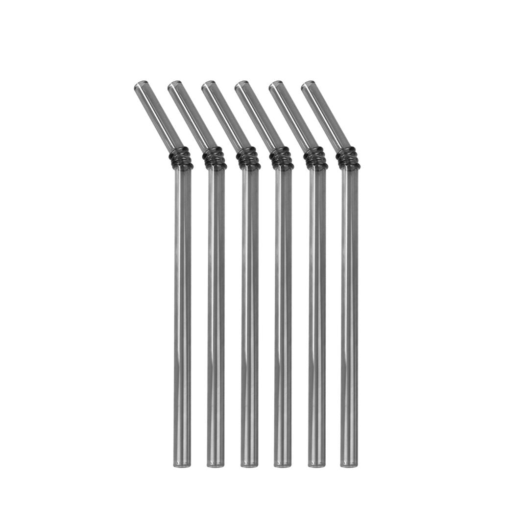 Solid grey straw 231173A -  Drinkware - ebarza Furniture UAE | Shop Modern Furniture in Abu Dhabi & Dubai - مفروشات ايبازرا في الامارات | تسوق اثاث عصري وديكورات مميزة في دبي وابوظبي
