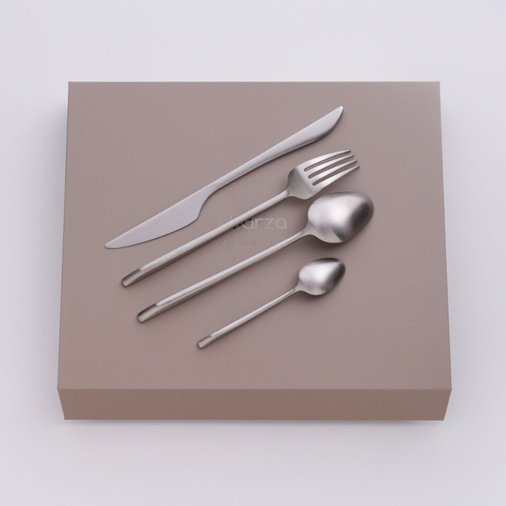 24 Pieces Viva Cutlery Set 9002 -  Cutlery Sets - ebarza Furniture UAE | Shop Modern Furniture in Abu Dhabi & Dubai - مفروشات ايبازرا في الامارات | تسوق اثاث عصري وديكورات مميزة في دبي وابوظبي