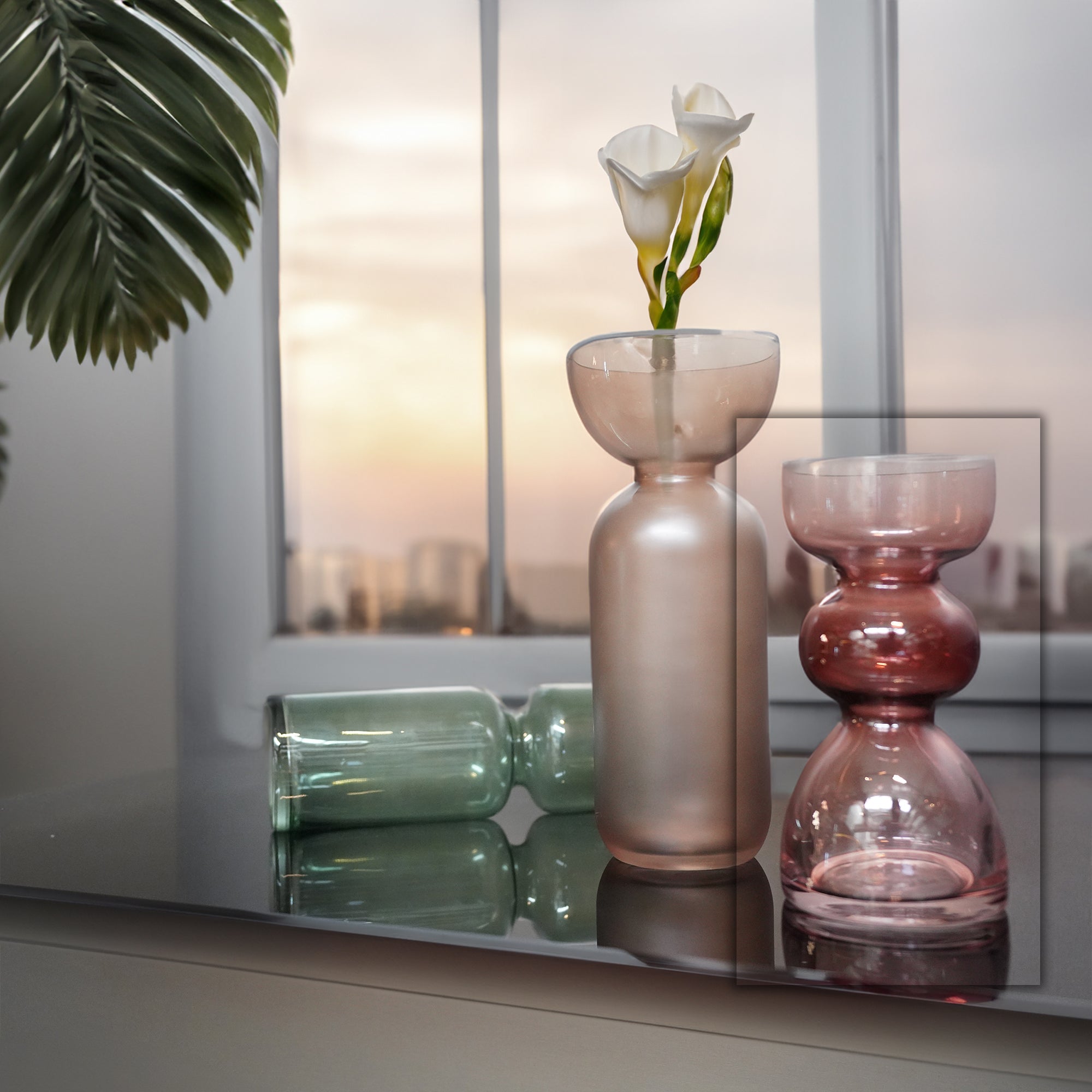 Sprayed Brown Vase 23F117B -  Vases - ebarza Furniture UAE | Shop Modern Furniture in Abu Dhabi & Dubai - مفروشات ايبازرا في الامارات | تسوق اثاث عصري وديكورات مميزة في دبي وابوظبي