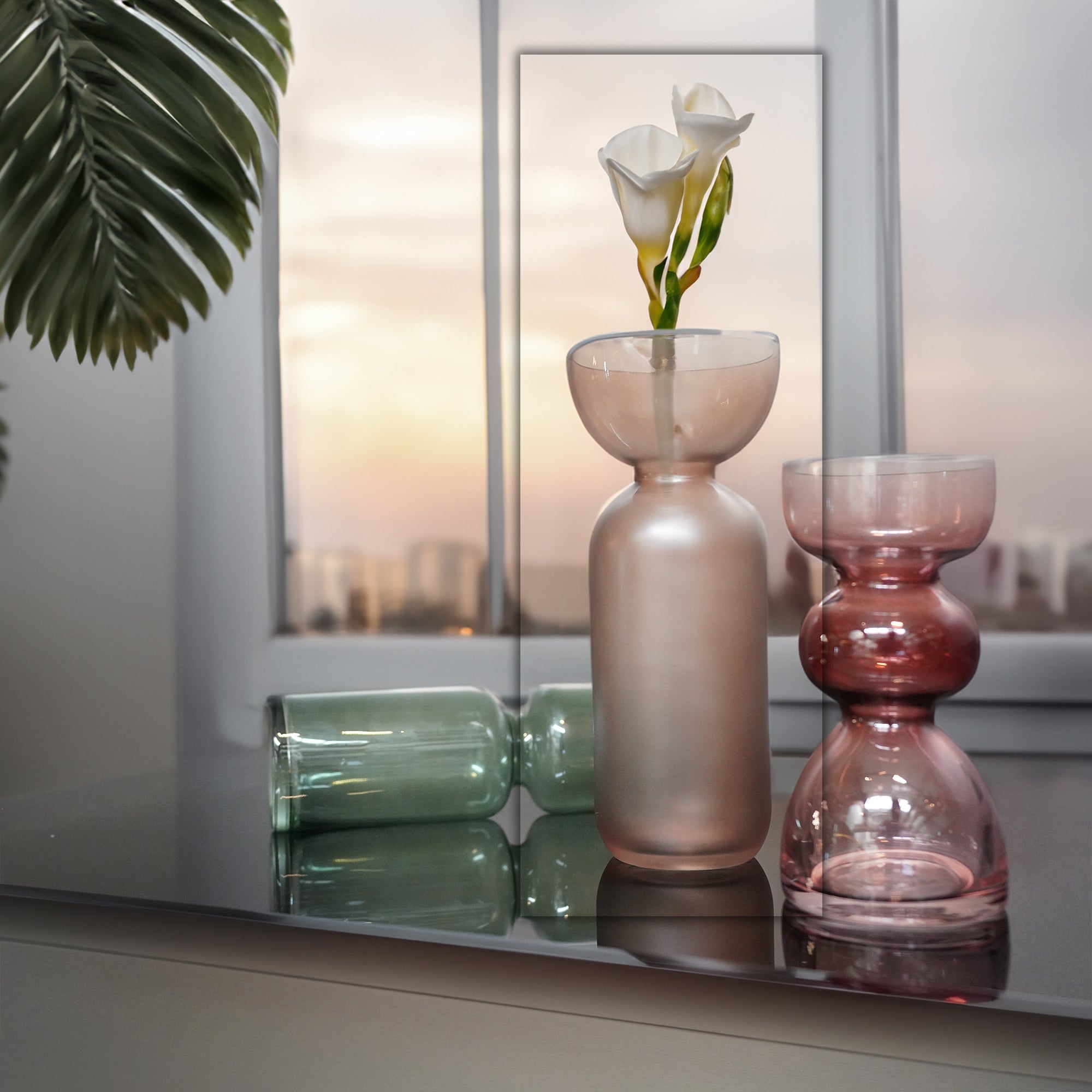 Sprayed Coffee Vase  23F117C -  Vases - ebarza Furniture UAE | Shop Modern Furniture in Abu Dhabi & Dubai - مفروشات ايبازرا في الامارات | تسوق اثاث عصري وديكورات مميزة في دبي وابوظبي