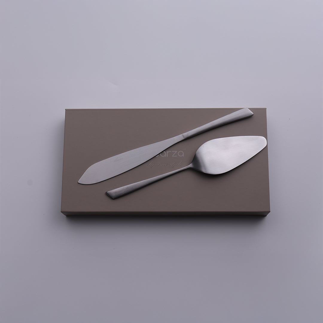 2 Pieces Luxe Cutlery Set 6580C2 -  Cutlery Sets - ebarza Furniture UAE | Shop Modern Furniture in Abu Dhabi & Dubai - مفروشات ايبازرا في الامارات | تسوق اثاث عصري وديكورات مميزة في دبي وابوظبي