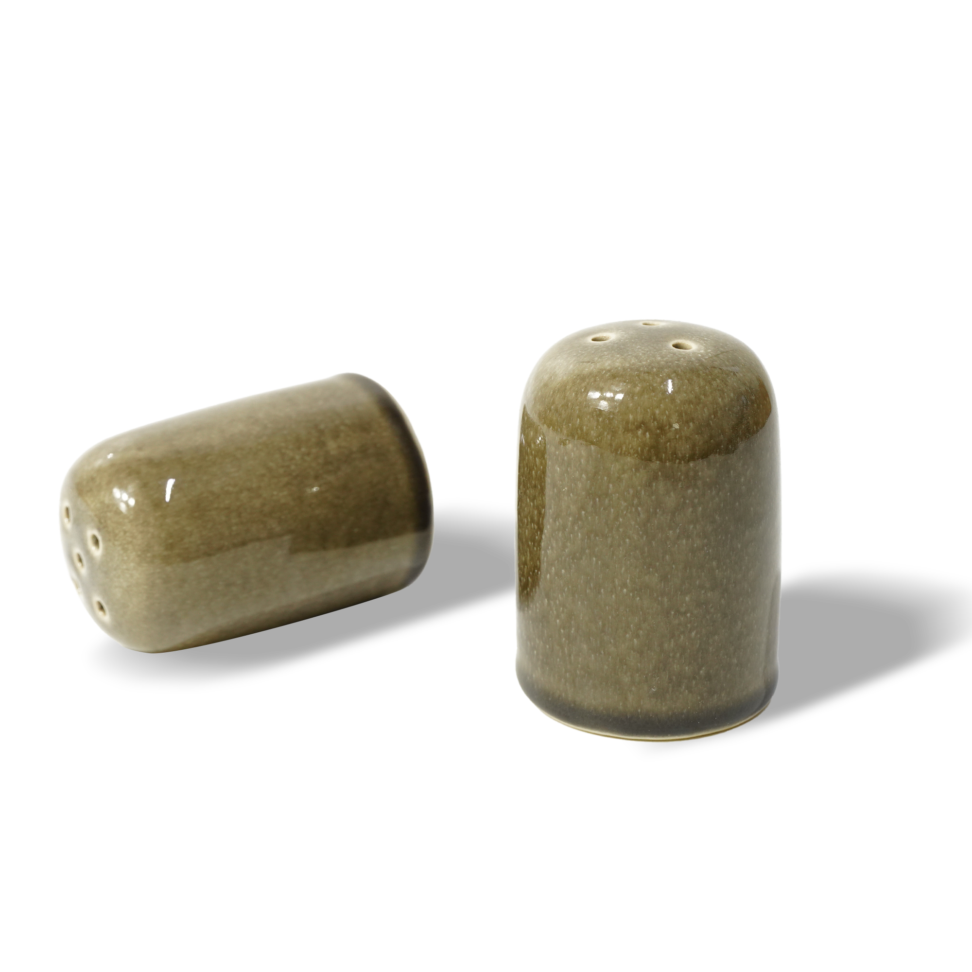 Set of 2 Browny Salt & Pepper Dark Grey HZ4379-BRWN -  Spice Sets - ebarza Furniture UAE | Shop Modern Furniture in Abu Dhabi & Dubai - مفروشات ايبازرا في الامارات | تسوق اثاث عصري وديكورات مميزة في دبي وابوظبي