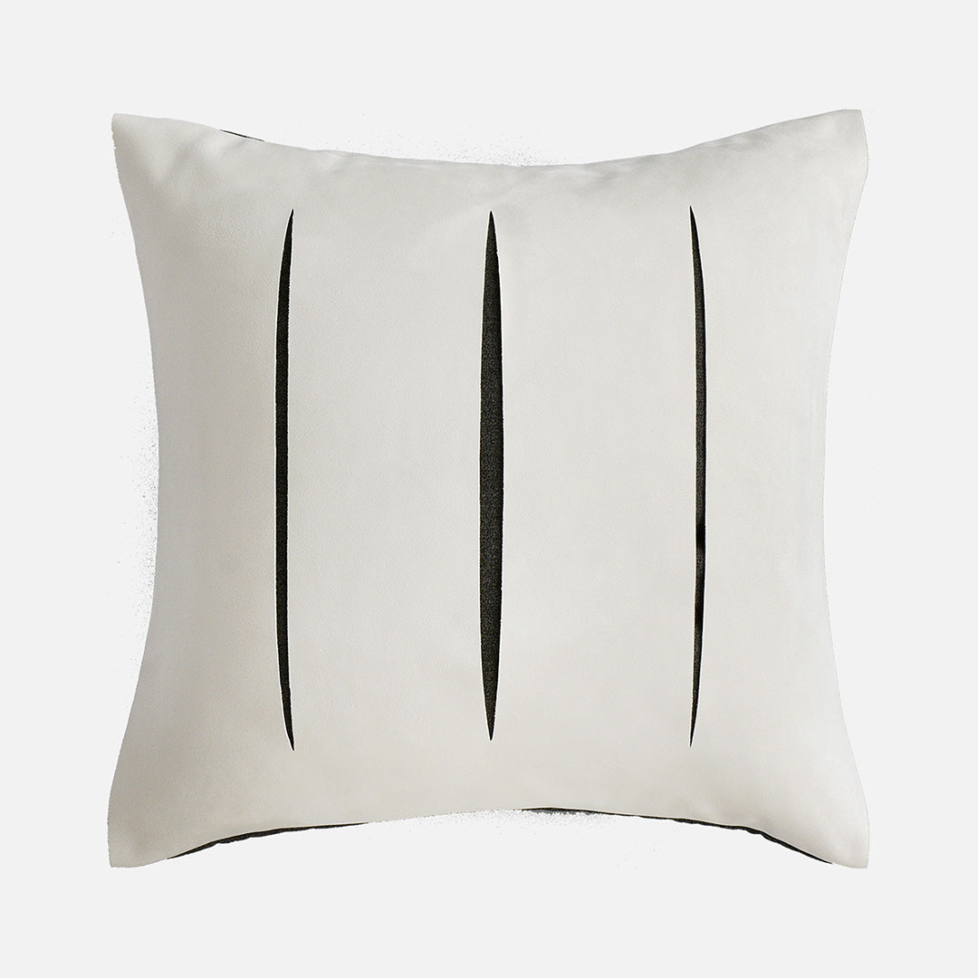 45x45cm Theo Imitation Leather Cushion - ECC060 -  Cushions - ebarza Furniture UAE | Shop Modern Furniture in Abu Dhabi & Dubai - مفروشات ايبازرا في الامارات | تسوق اثاث عصري وديكورات مميزة في دبي وابوظبي