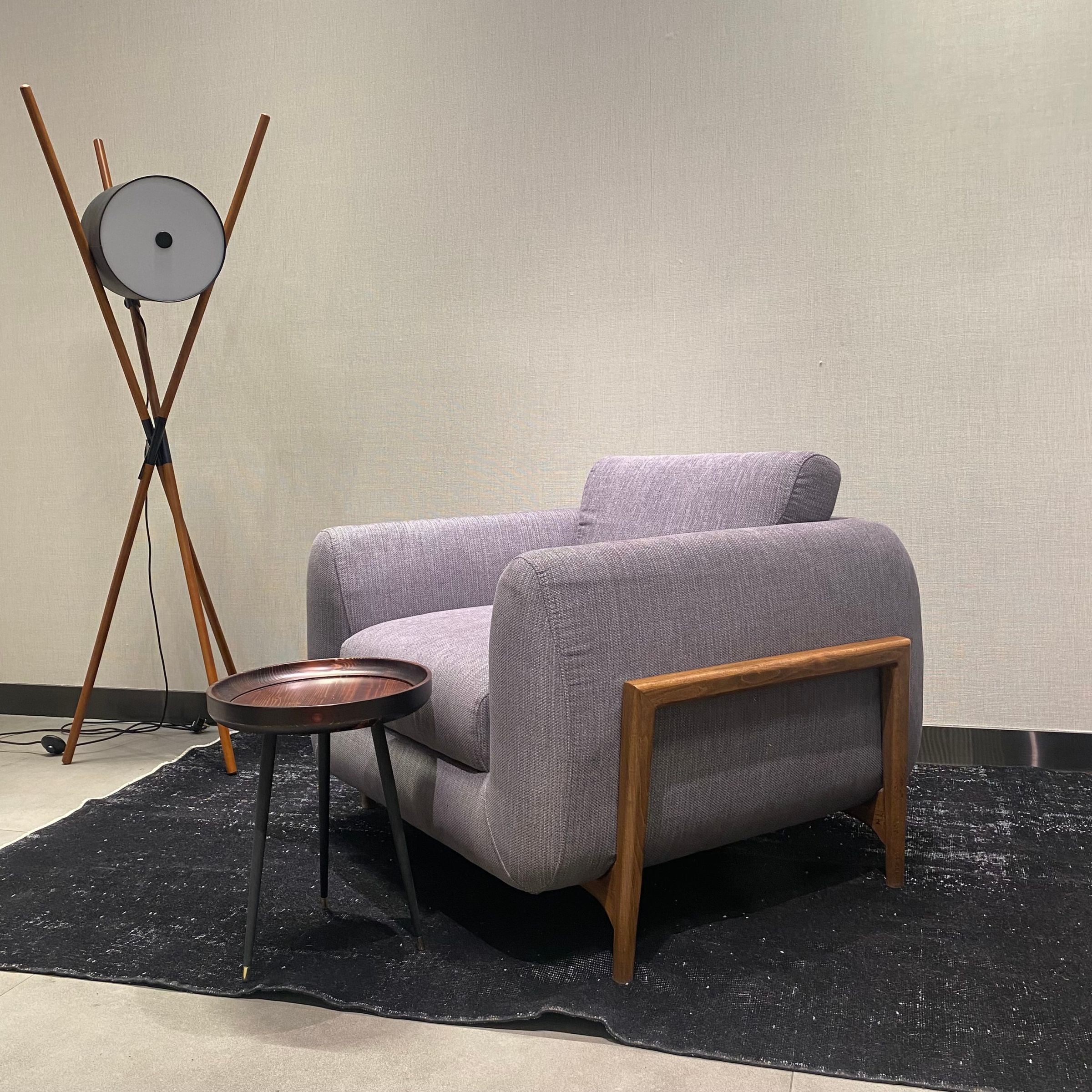 Lucca Kristal Lounge Chair Grey KRSTL-LUDARC-Grey -  Lounge Chairs - ebarza Furniture UAE | Shop Modern Furniture in Abu Dhabi & Dubai - مفروشات ايبازرا في الامارات | تسوق اثاث عصري وديكورات مميزة في دبي وابوظبي