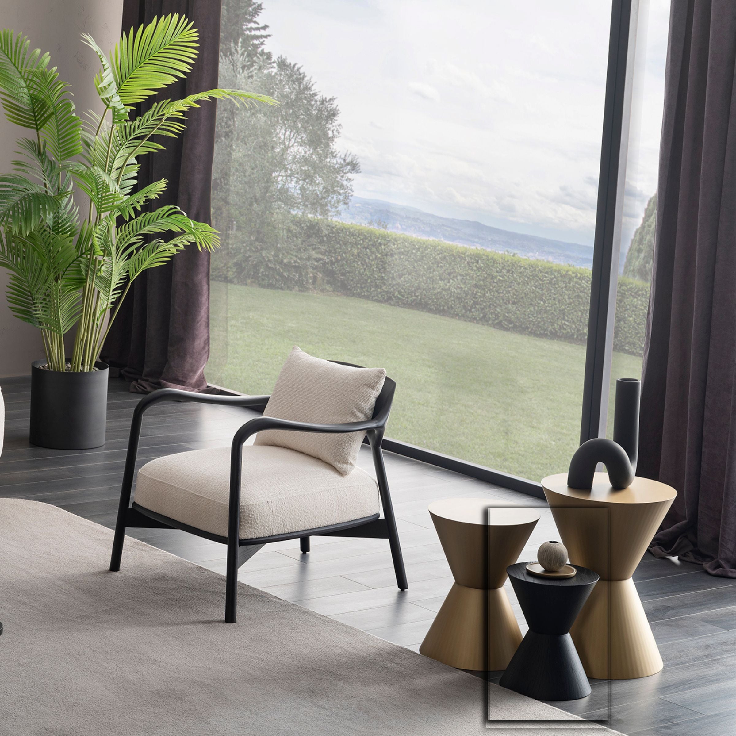 GRANDE BUTTON SIDE TABLE SMALL ORXGRND-STS27 -  Side Tables - ebarza Furniture UAE | Shop Modern Furniture in Abu Dhabi & Dubai - مفروشات ايبازرا في الامارات | تسوق اثاث عصري وديكورات مميزة في دبي وابوظبي