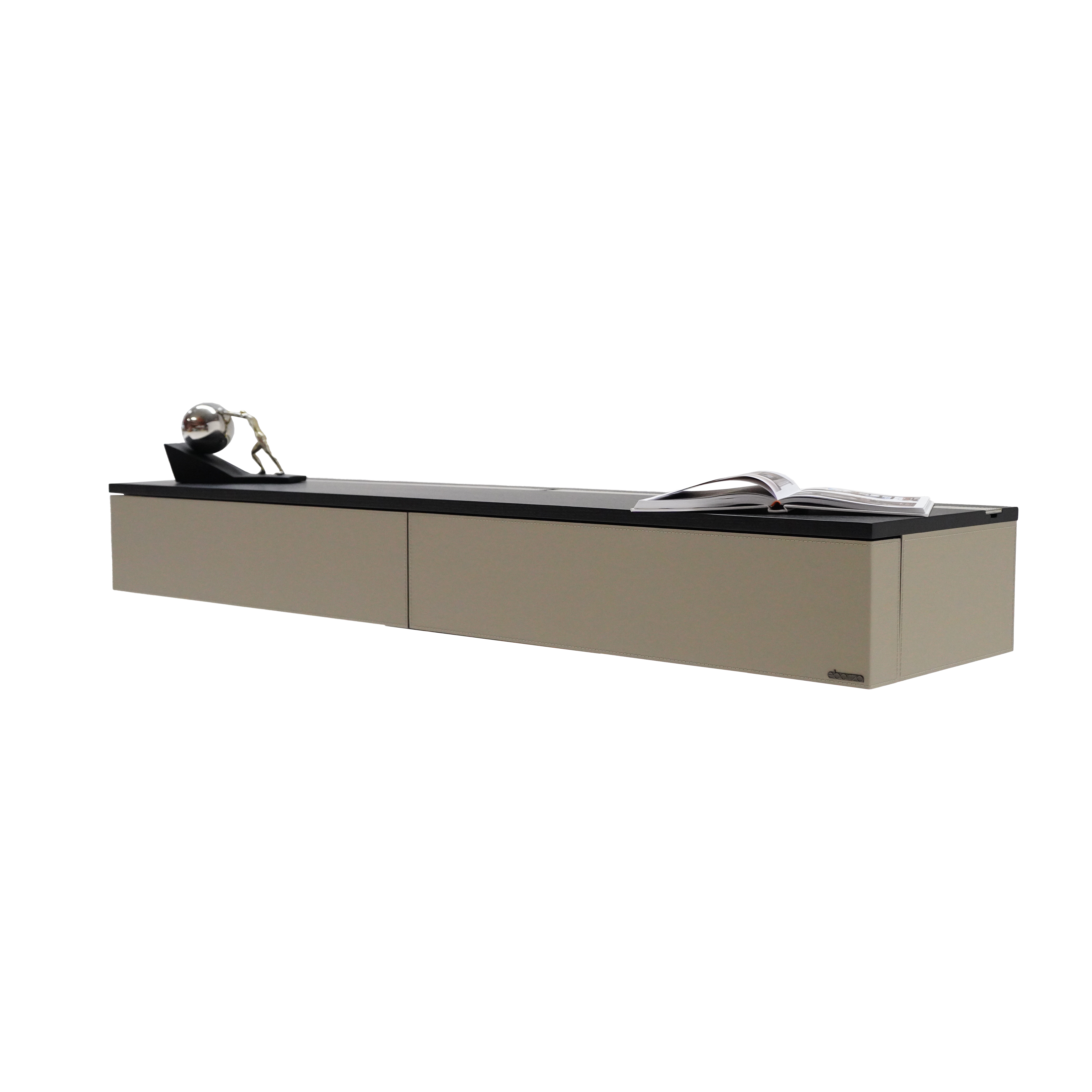 Suspended / Hanged  Modular Wall Unit / Dresser / TV Unit 160CM MLL-CUS01-M5 Beige -  Storage/TV Unites - ebarza Furniture UAE | Shop Modern Furniture in Abu Dhabi & Dubai - مفروشات ايبازرا في الامارات | تسوق اثاث عصري وديكورات مميزة في دبي وابوظبي