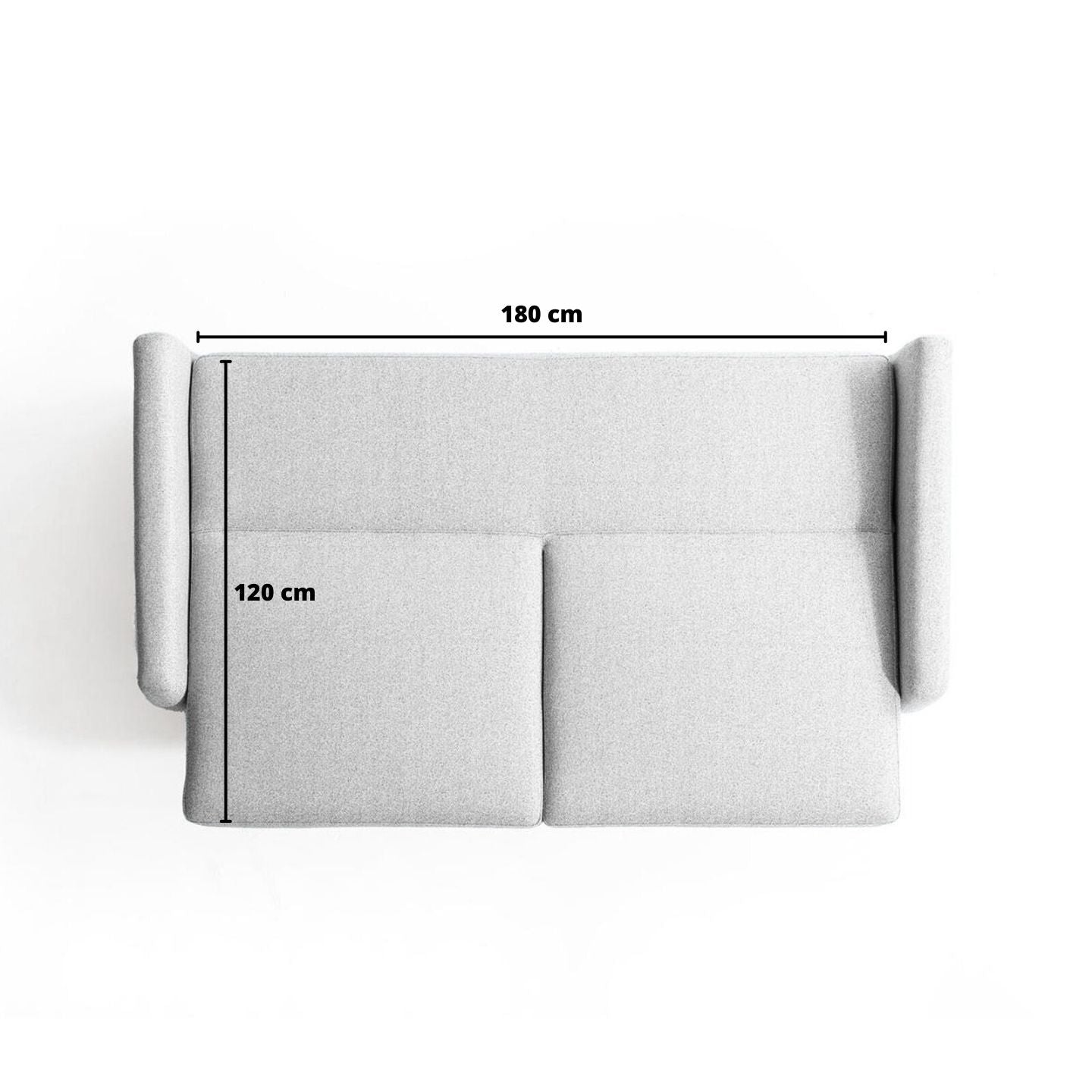 Kent 2 Seater Sofa bed SBRN-KNT3S -  Sofas - ebarza Furniture UAE | Shop Modern Furniture in Abu Dhabi & Dubai - مفروشات ايبازرا في الامارات | تسوق اثاث عصري وديكورات مميزة في دبي وابوظبي