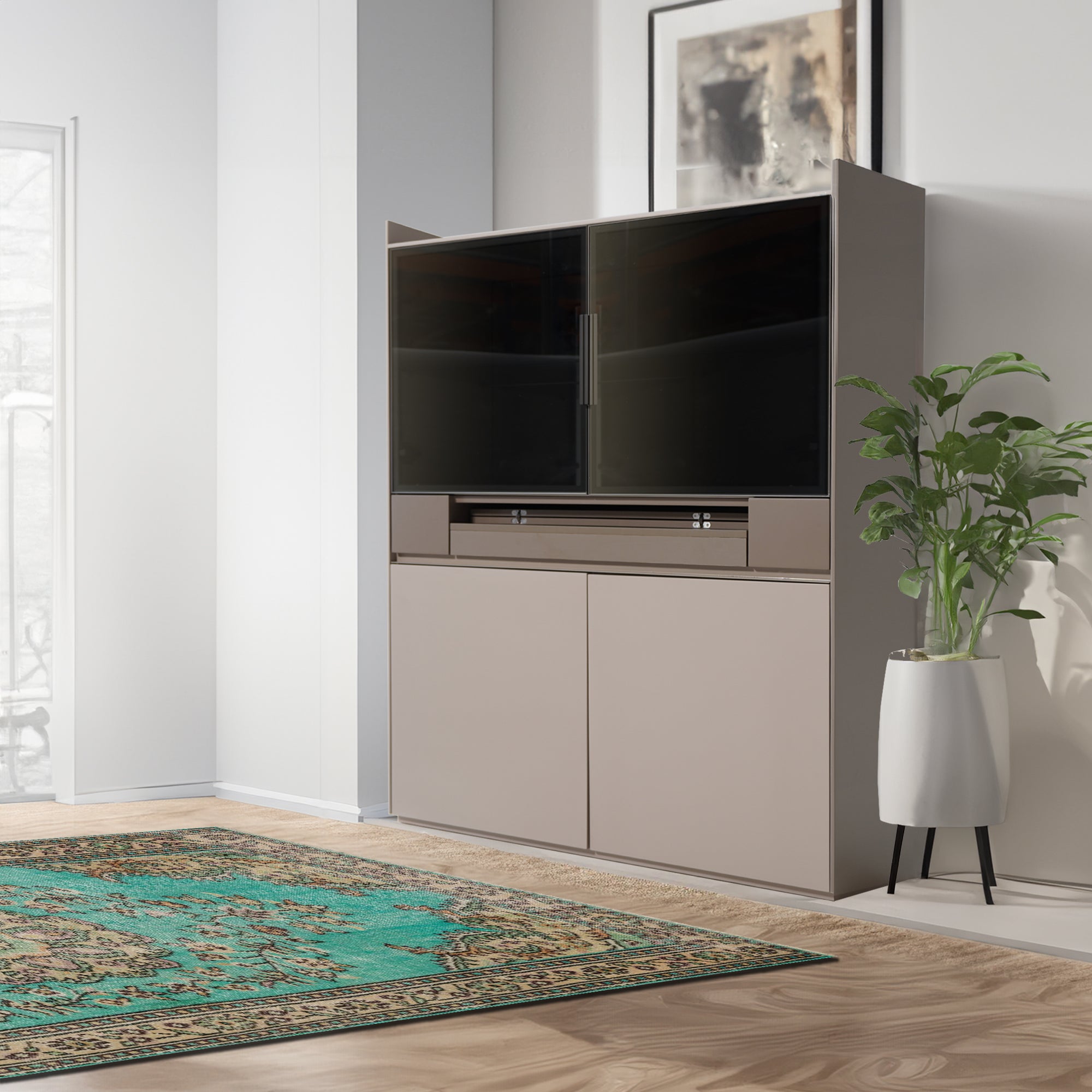 Salvia Cabinet SC-012 -  Cabinets - ebarza Furniture UAE | Shop Modern Furniture in Abu Dhabi & Dubai - مفروشات ايبازرا في الامارات | تسوق اثاث عصري وديكورات مميزة في دبي وابوظبي
