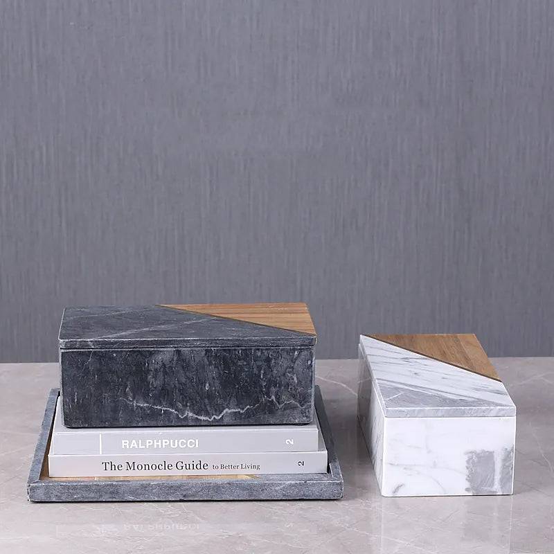 2X Handmade Decorative/Jewelry Box Fb-T1918A+B -  Decorative Boxes - ebarza Furniture UAE | Shop Modern Furniture in Abu Dhabi & Dubai - مفروشات ايبازرا في الامارات | تسوق اثاث عصري وديكورات مميزة في دبي وابوظبي