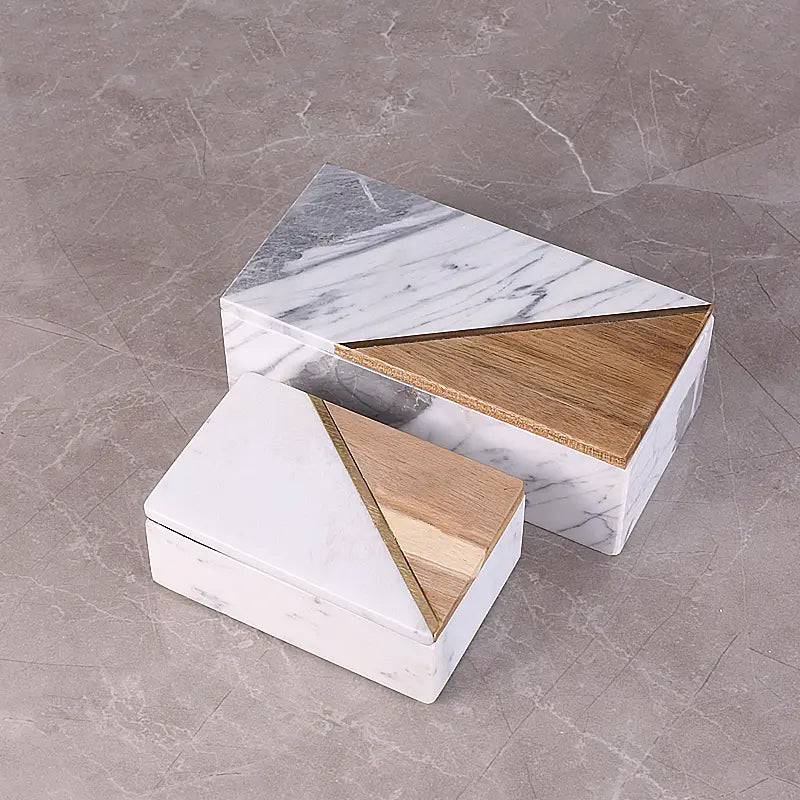 2X Handmade Decorative/Jewelry Box Fb-T1918A+B -  Decorative Boxes - ebarza Furniture UAE | Shop Modern Furniture in Abu Dhabi & Dubai - مفروشات ايبازرا في الامارات | تسوق اثاث عصري وديكورات مميزة في دبي وابوظبي