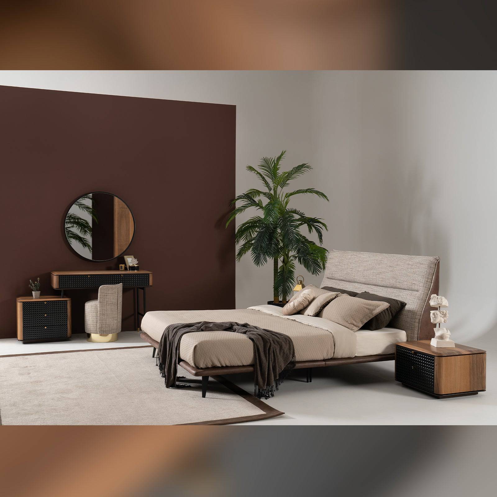 2X Julia Bedside Tables Layla-Table -  Bedside Tables - ebarza Furniture UAE | Shop Modern Furniture in Abu Dhabi & Dubai - مفروشات ايبازرا في الامارات | تسوق اثاث عصري وديكورات مميزة في دبي وابوظبي