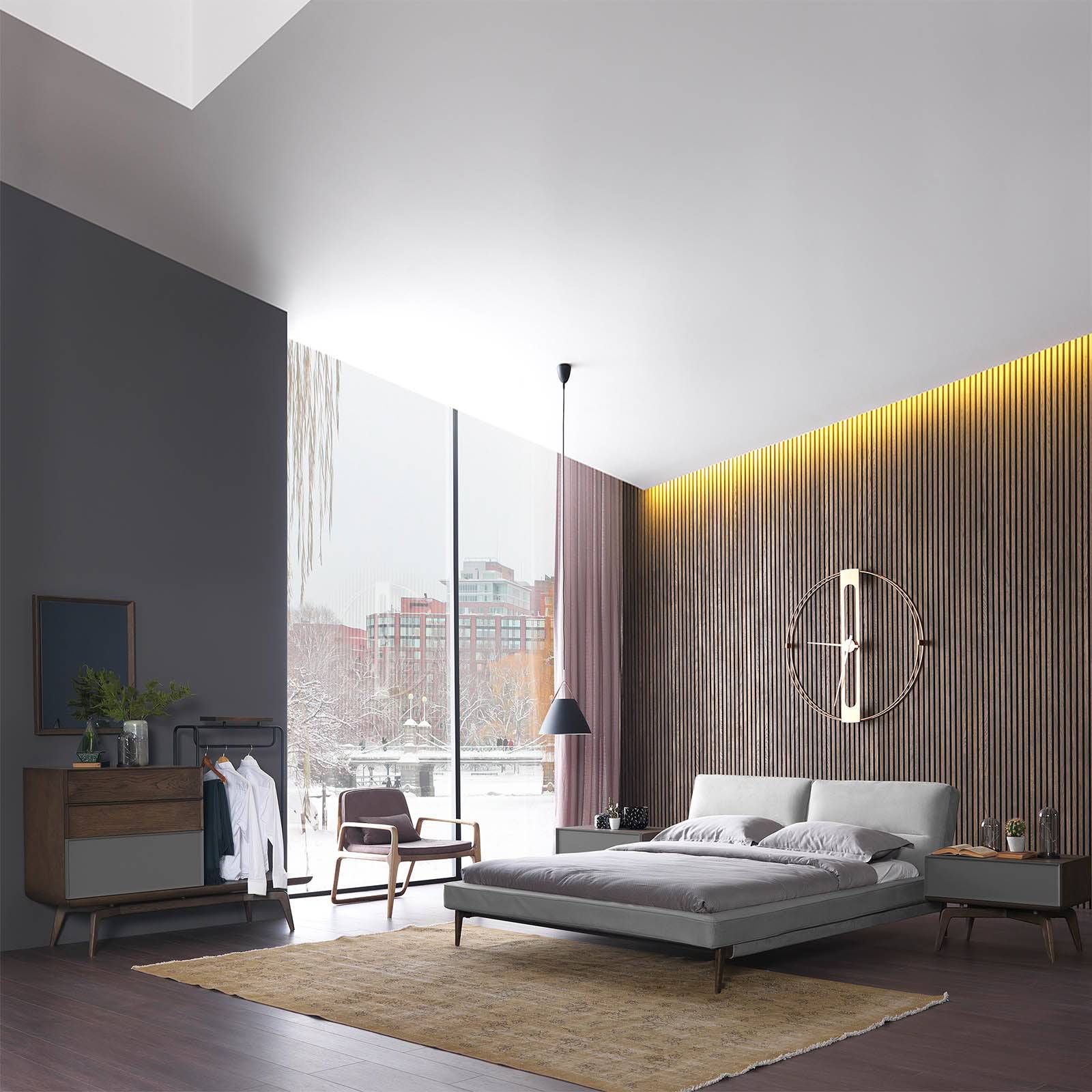 2X Ligna Bedside Table Ligna009-Sidetable -  Bedside Tables - ebarza Furniture UAE | Shop Modern Furniture in Abu Dhabi & Dubai - مفروشات ايبازرا في الامارات | تسوق اثاث عصري وديكورات مميزة في دبي وابوظبي