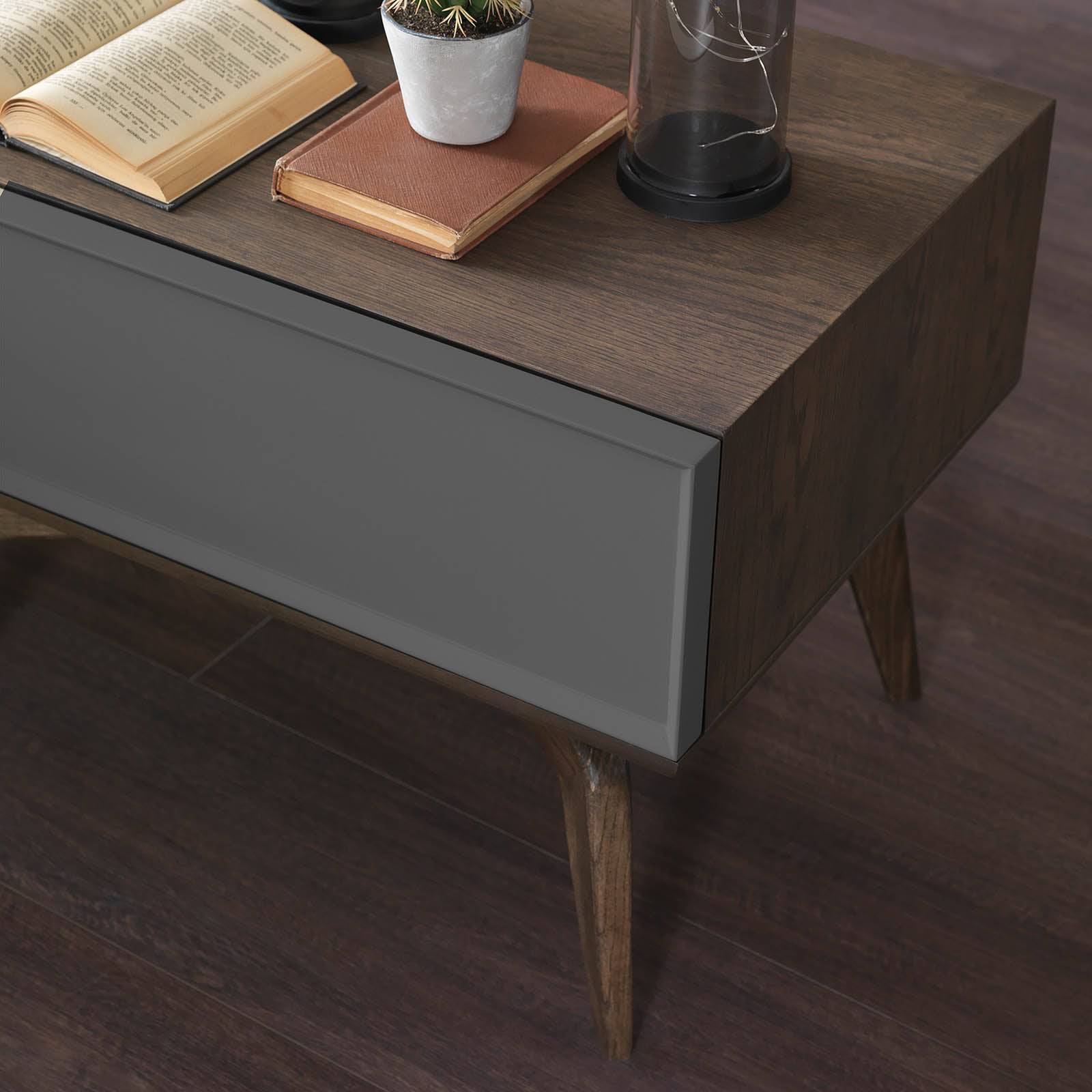 2X Ligna Bedside Table Ligna009-Sidetable -  Bedside Tables - ebarza Furniture UAE | Shop Modern Furniture in Abu Dhabi & Dubai - مفروشات ايبازرا في الامارات | تسوق اثاث عصري وديكورات مميزة في دبي وابوظبي