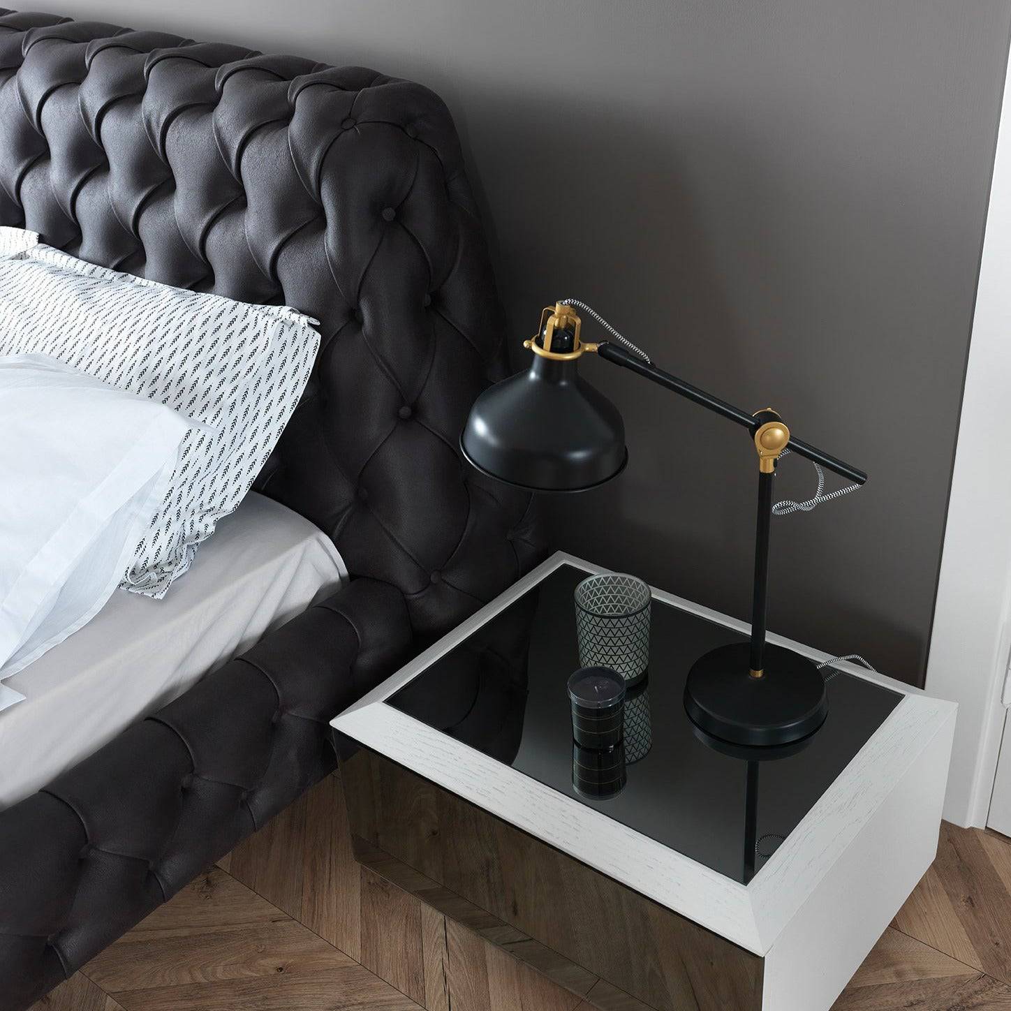 2X Mona White Bedside Table Monawhite-2Xbst -  Bedside Tables - ebarza Furniture UAE | Shop Modern Furniture in Abu Dhabi & Dubai - مفروشات ايبازرا في الامارات | تسوق اثاث عصري وديكورات مميزة في دبي وابوظبي