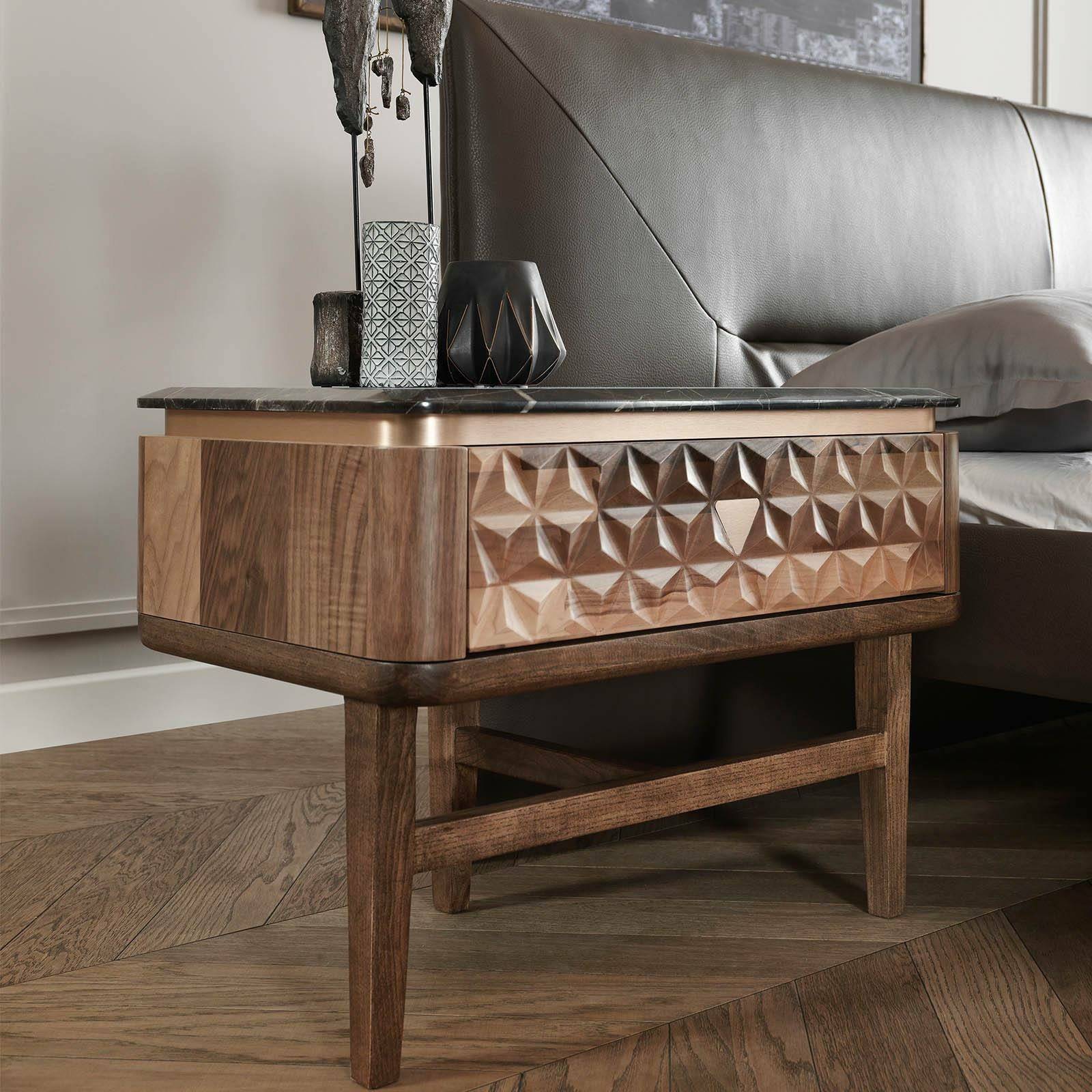 Display Item - 2X Zen Bedside Table  Zen001-Sidetable-Nakheel -  DISPLAY ITEM - ebarza Furniture UAE | Shop Modern Furniture in Abu Dhabi & Dubai - مفروشات ايبازرا في الامارات | تسوق اثاث عصري وديكورات مميزة في دبي وابوظبي
