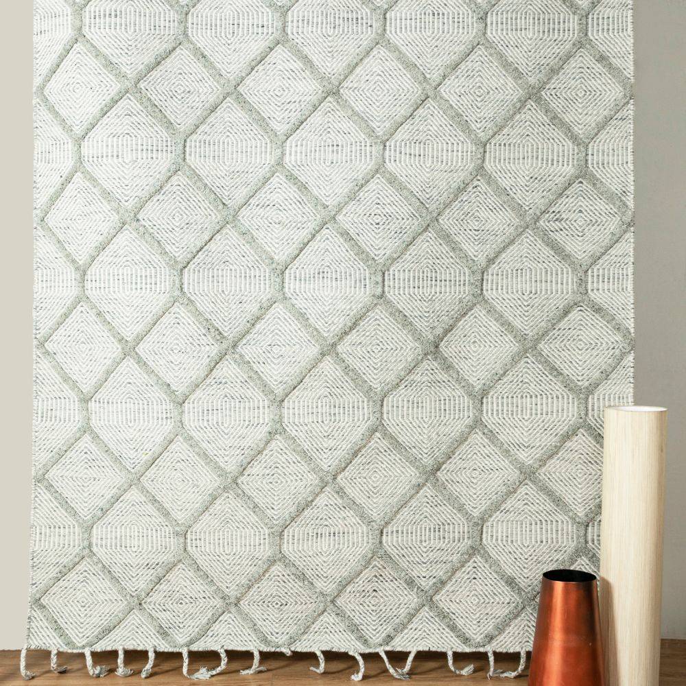 300X200 Cm Amak Handmade Wool Rug Amaka Amk-01-Xl -  Rugs - ebarza Furniture UAE | Shop Modern Furniture in Abu Dhabi & Dubai - مفروشات ايبازرا في الامارات | تسوق اثاث عصري وديكورات مميزة في دبي وابوظبي
