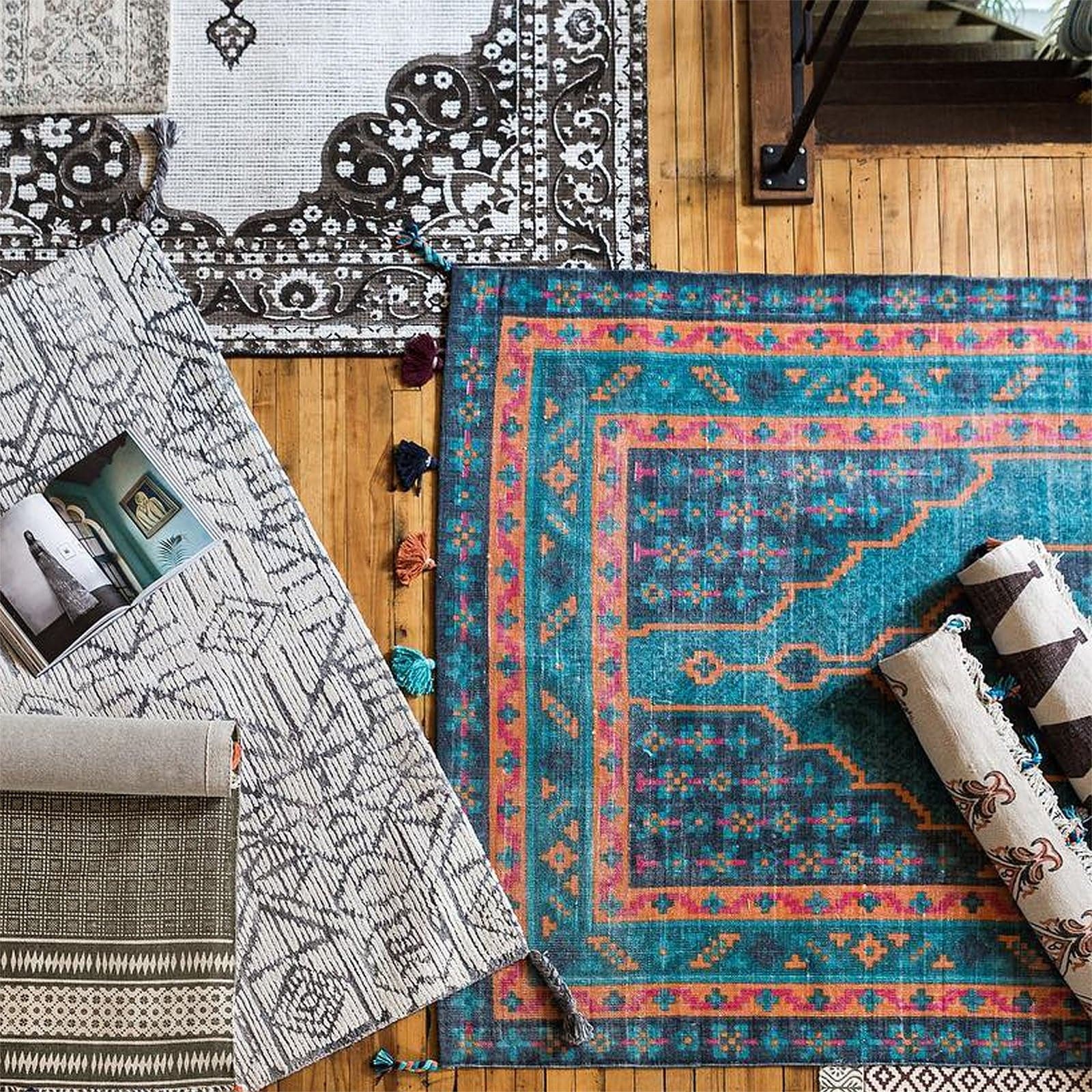 AS IS - 300X200 Cm  Handmade Rug Kalgan-Kgn-10-Xl -  DISPLAY ITEM - ebarza Furniture UAE | Shop Modern Furniture in Abu Dhabi & Dubai - مفروشات ايبازرا في الامارات | تسوق اثاث عصري وديكورات مميزة في دبي وابوظبي