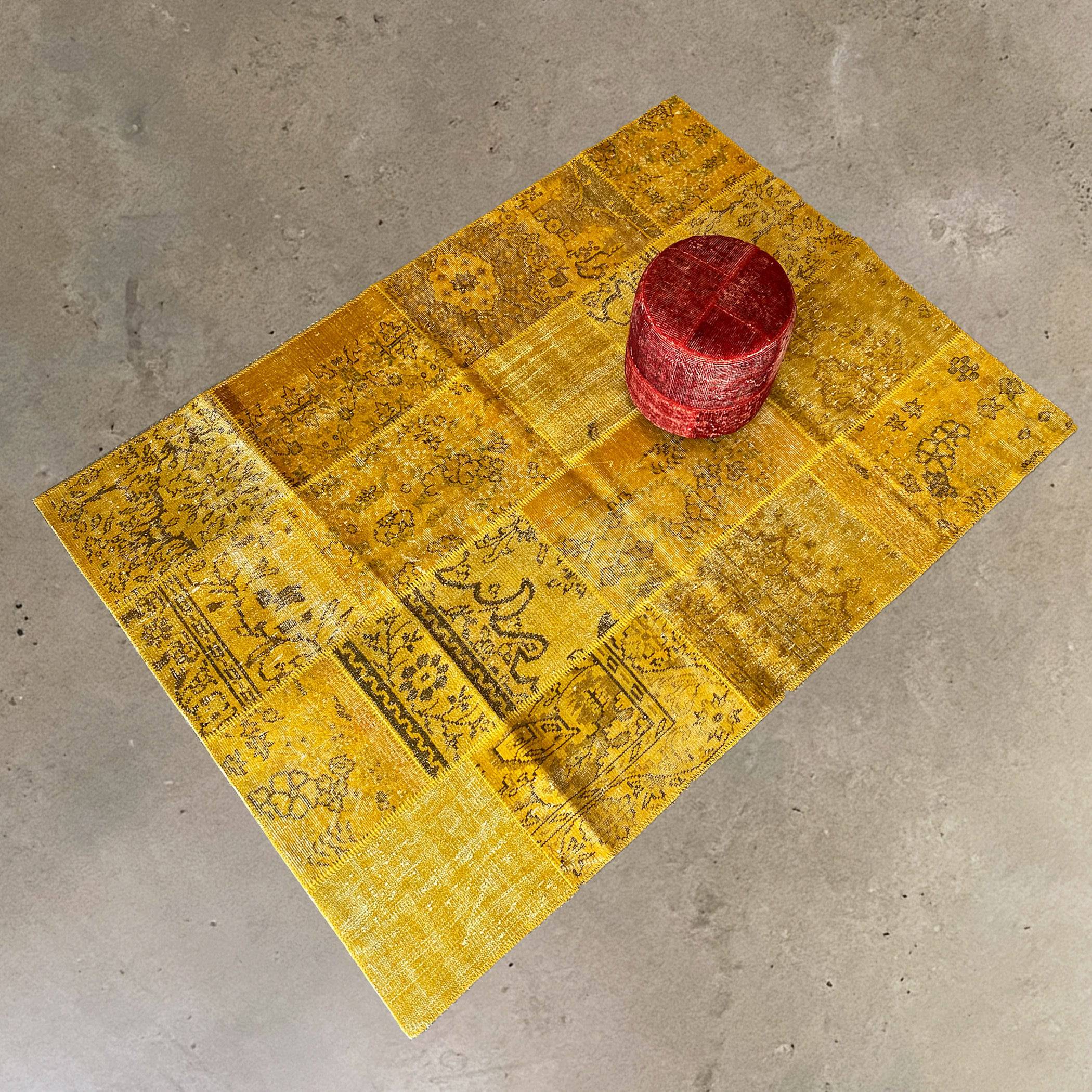 300X200Cm Hali X-Bursa Handmade Over Dyed Rug   Pw063 -  Rugs - ebarza Furniture UAE | Shop Modern Furniture in Abu Dhabi & Dubai - مفروشات ايبازرا في الامارات | تسوق اثاث عصري وديكورات مميزة في دبي وابوظبي