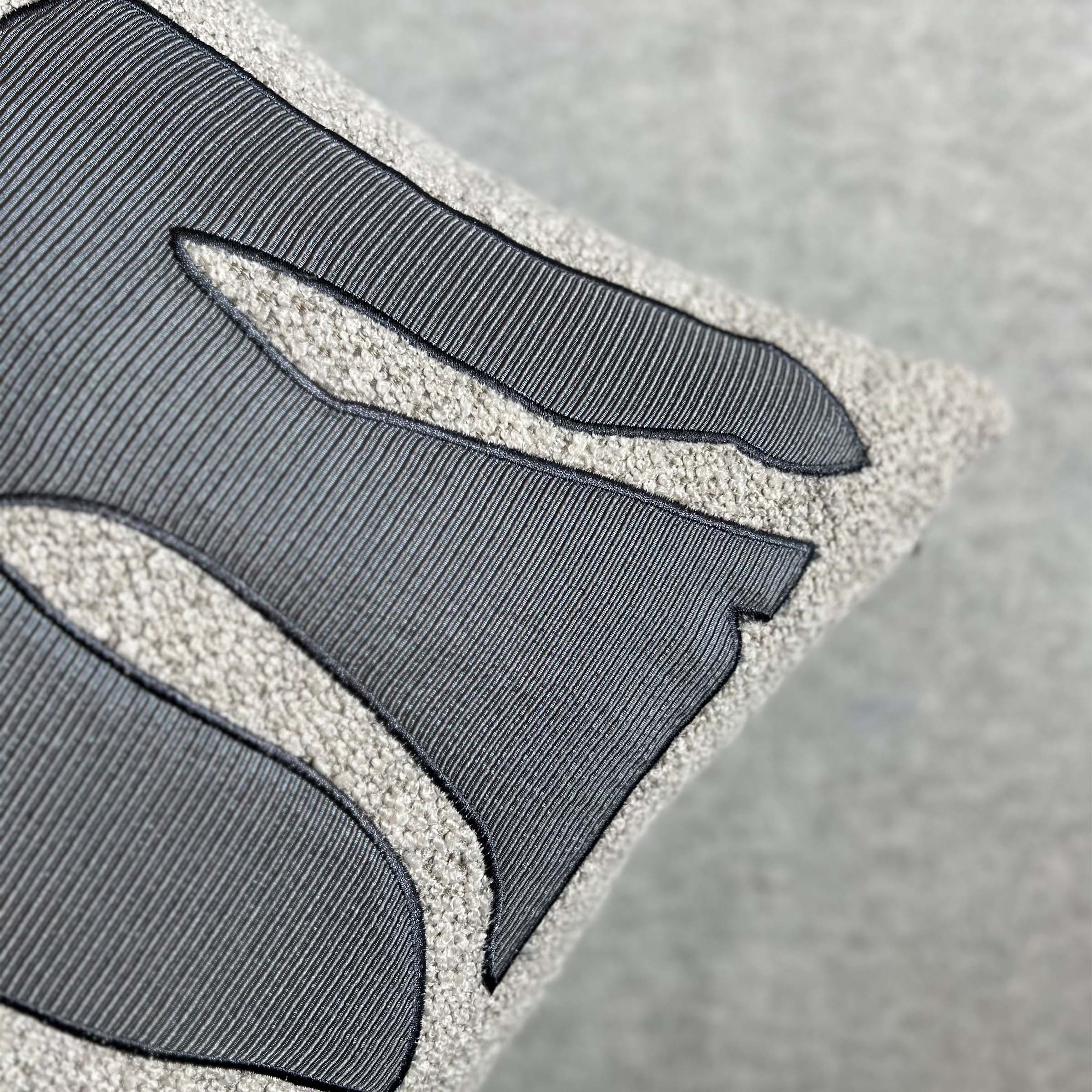 30*60 Chastain Embroidery Cushion - ECC085 -  Cushions - ebarza Furniture UAE | Shop Modern Furniture in Abu Dhabi & Dubai - مفروشات ايبازرا في الامارات | تسوق اثاث عصري وديكورات مميزة في دبي وابوظبي