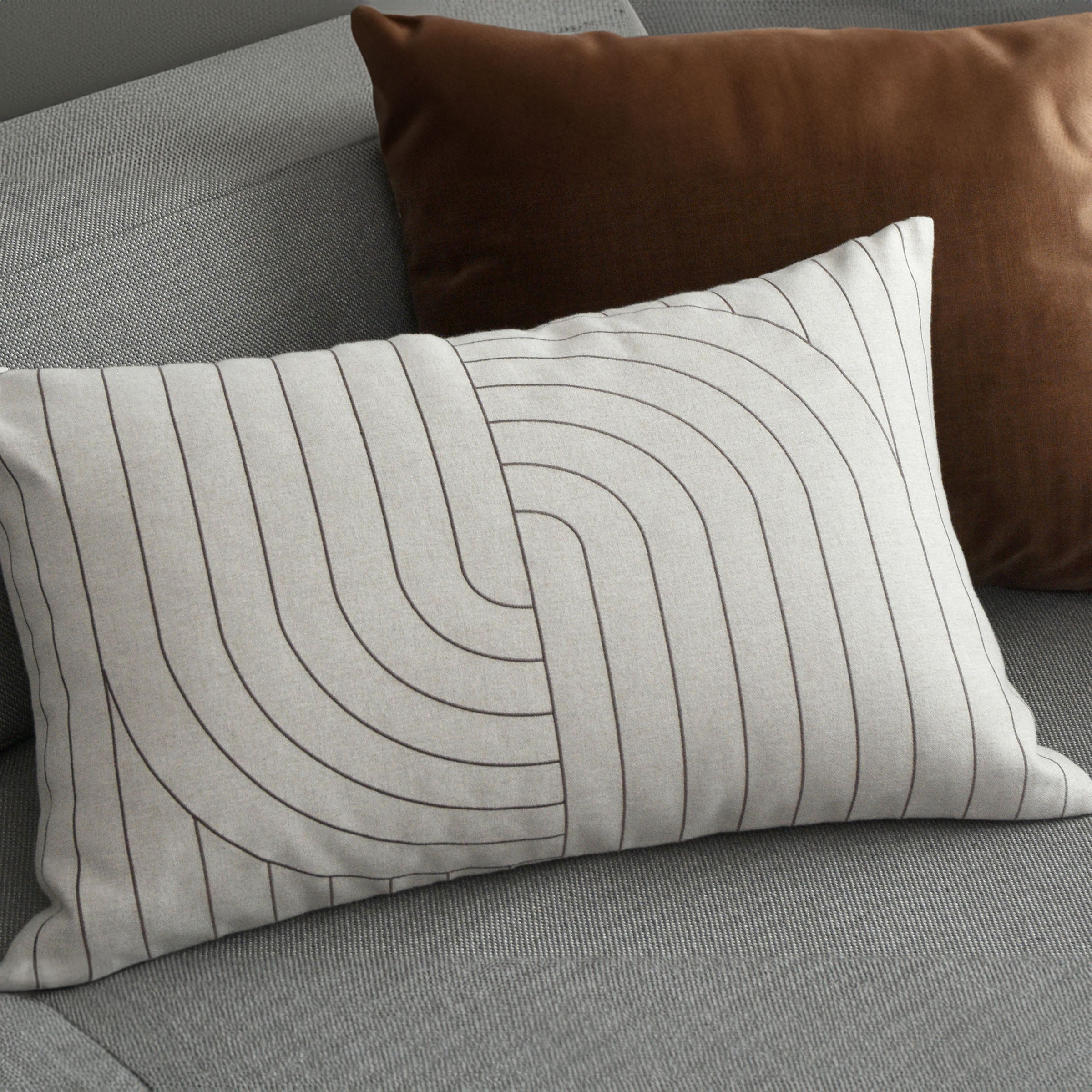 30*60 Magic Square Embroidery Cushion - ECC091 -  Cushions - ebarza Furniture UAE | Shop Modern Furniture in Abu Dhabi & Dubai - مفروشات ايبازرا في الامارات | تسوق اثاث عصري وديكورات مميزة في دبي وابوظبي