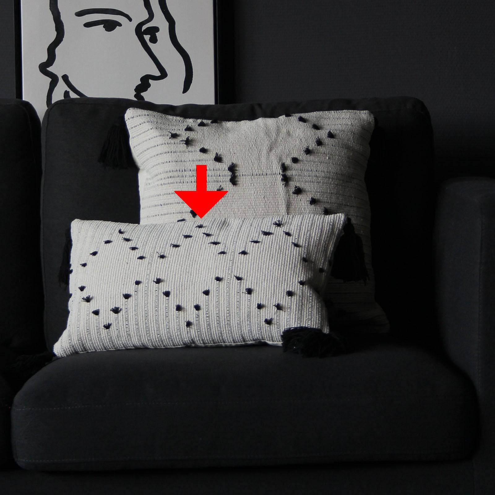 30X50 Cm Cushion Cover 190402-051 -  Cushions - ebarza Furniture UAE | Shop Modern Furniture in Abu Dhabi & Dubai - مفروشات ايبازرا في الامارات | تسوق اثاث عصري وديكورات مميزة في دبي وابوظبي