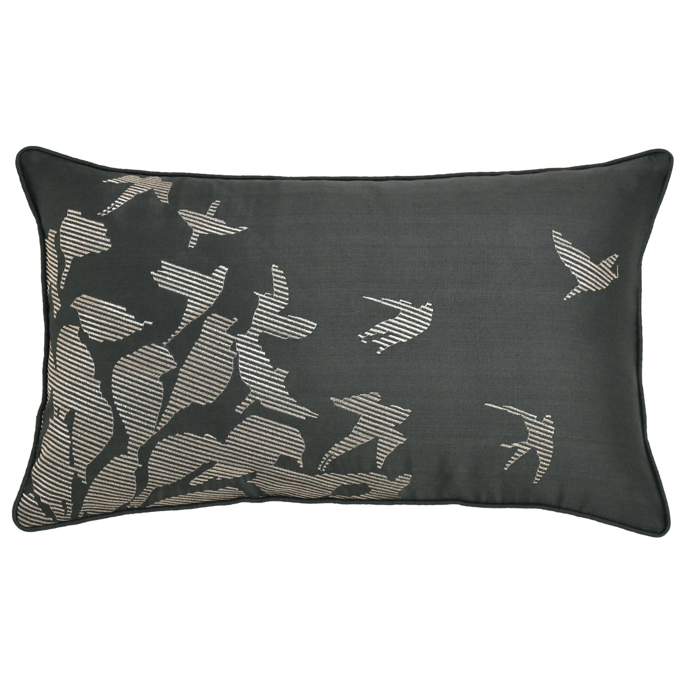 30X55 Cm Kalia Embroidered Cushion Ecc-021 -  Cushions - ebarza Furniture UAE | Shop Modern Furniture in Abu Dhabi & Dubai - مفروشات ايبازرا في الامارات | تسوق اثاث عصري وديكورات مميزة في دبي وابوظبي