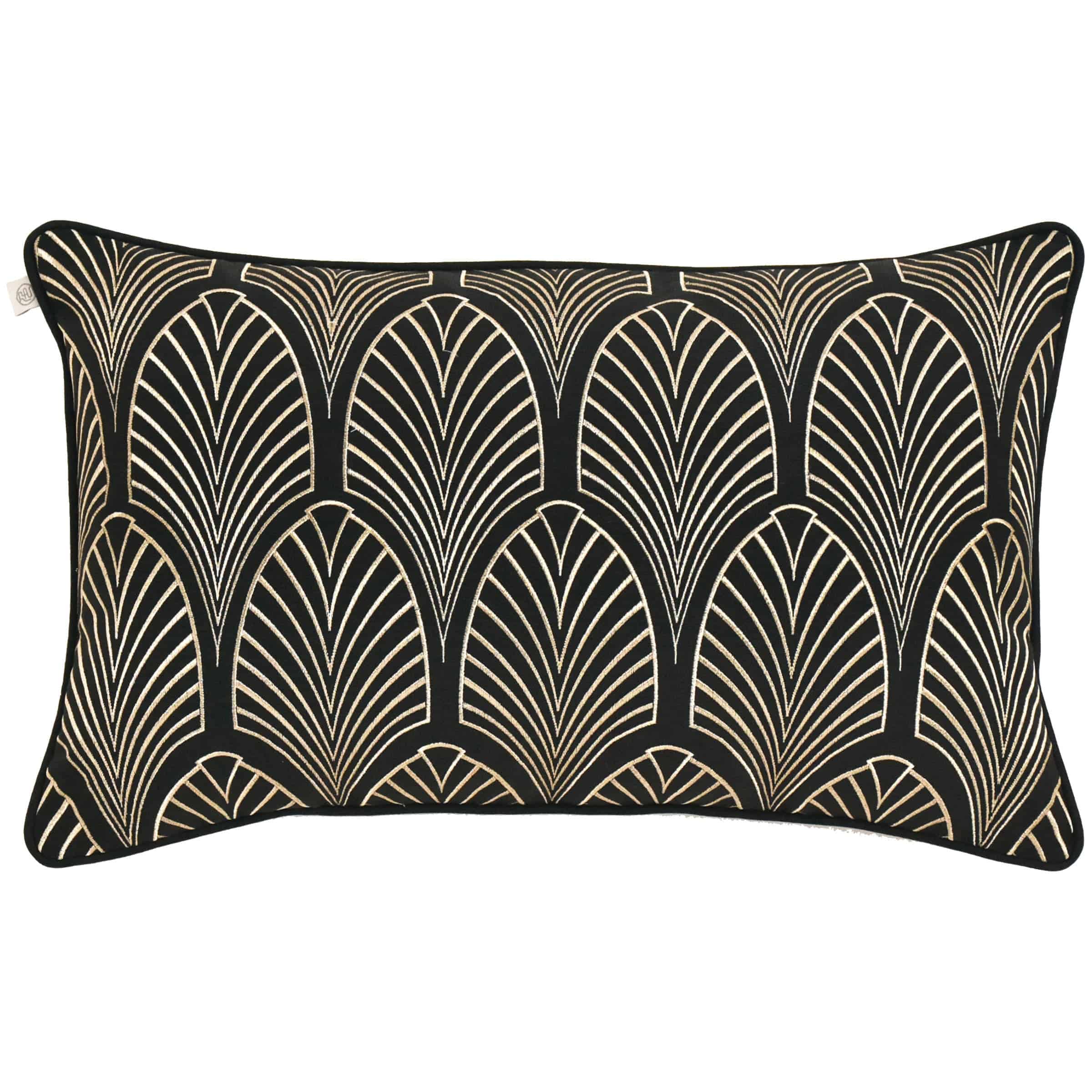 30X55 Cm Vittore Embroidered Throw Cushion Ecc-011 -  Cushions - ebarza Furniture UAE | Shop Modern Furniture in Abu Dhabi & Dubai - مفروشات ايبازرا في الامارات | تسوق اثاث عصري وديكورات مميزة في دبي وابوظبي