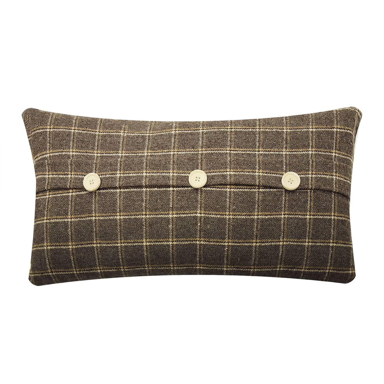30X60 Cm Cushion Cover  1890A-012-Brown -  Cushions - ebarza Furniture UAE | Shop Modern Furniture in Abu Dhabi & Dubai - مفروشات ايبازرا في الامارات | تسوق اثاث عصري وديكورات مميزة في دبي وابوظبي