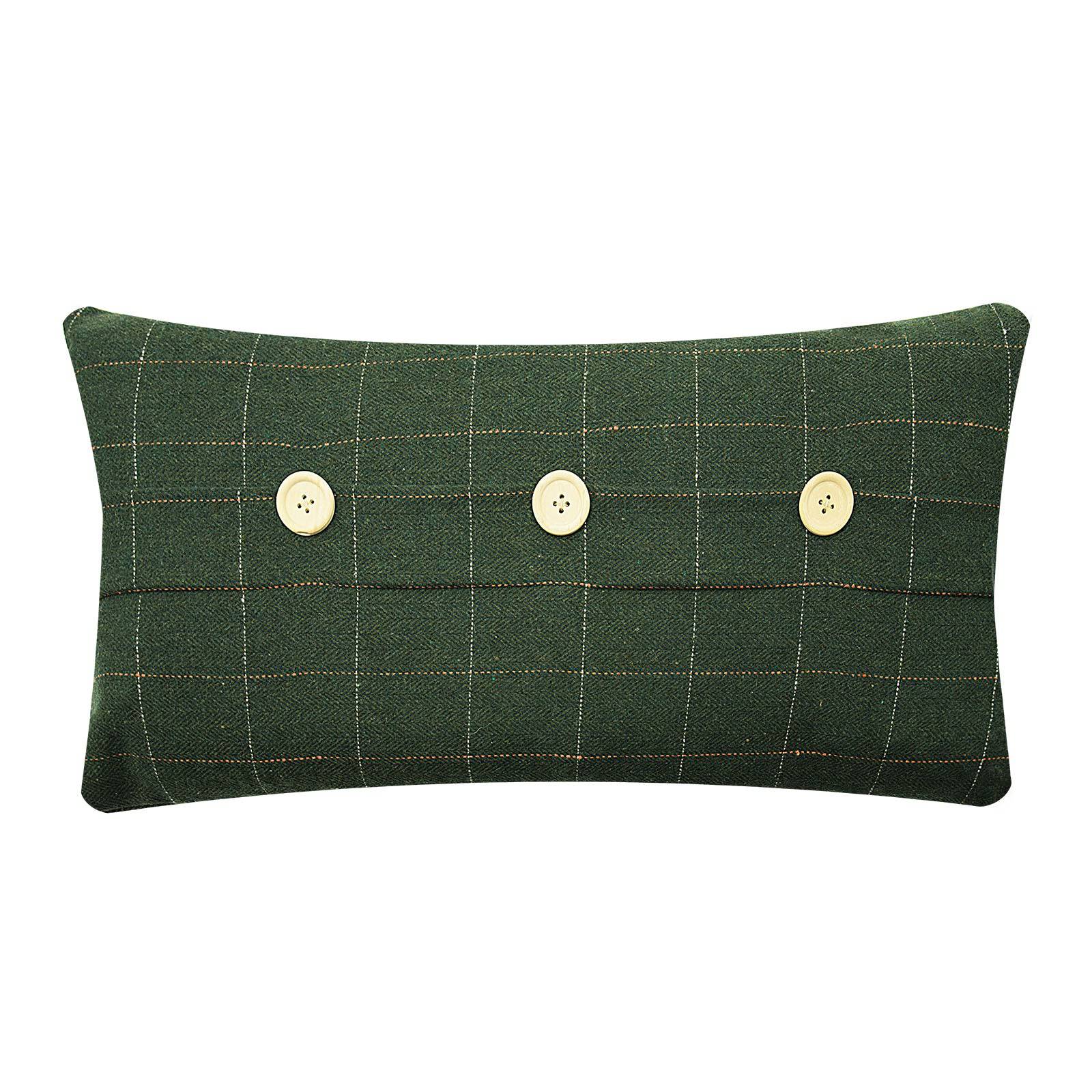 30X60 Cm Cushion Cover  1890A-012-Green -  Cushions - ebarza Furniture UAE | Shop Modern Furniture in Abu Dhabi & Dubai - مفروشات ايبازرا في الامارات | تسوق اثاث عصري وديكورات مميزة في دبي وابوظبي