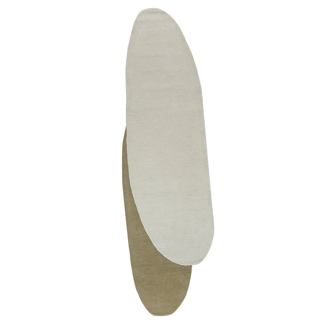 350X100 Cm BEIGE & BROWN Wool RUG JH-23545 -  Rugs - ebarza Furniture UAE | Shop Modern Furniture in Abu Dhabi & Dubai - مفروشات ايبازرا في الامارات | تسوق اثاث عصري وديكورات مميزة في دبي وابوظبي